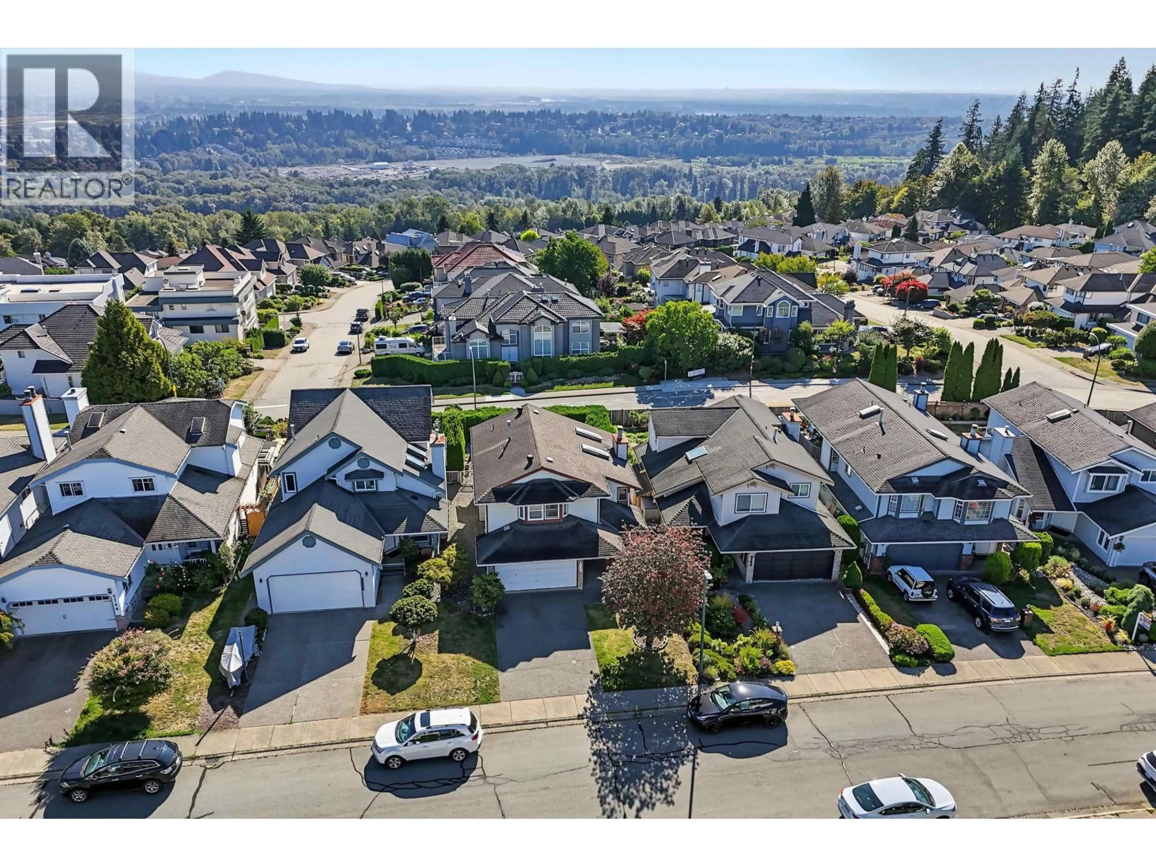 A pic from outside/outdoor area/front of a property/back of a property/a pic from drone, street for 2740 WESTLAKE DRIVE, Coquitlam British Columbia V3C5J7