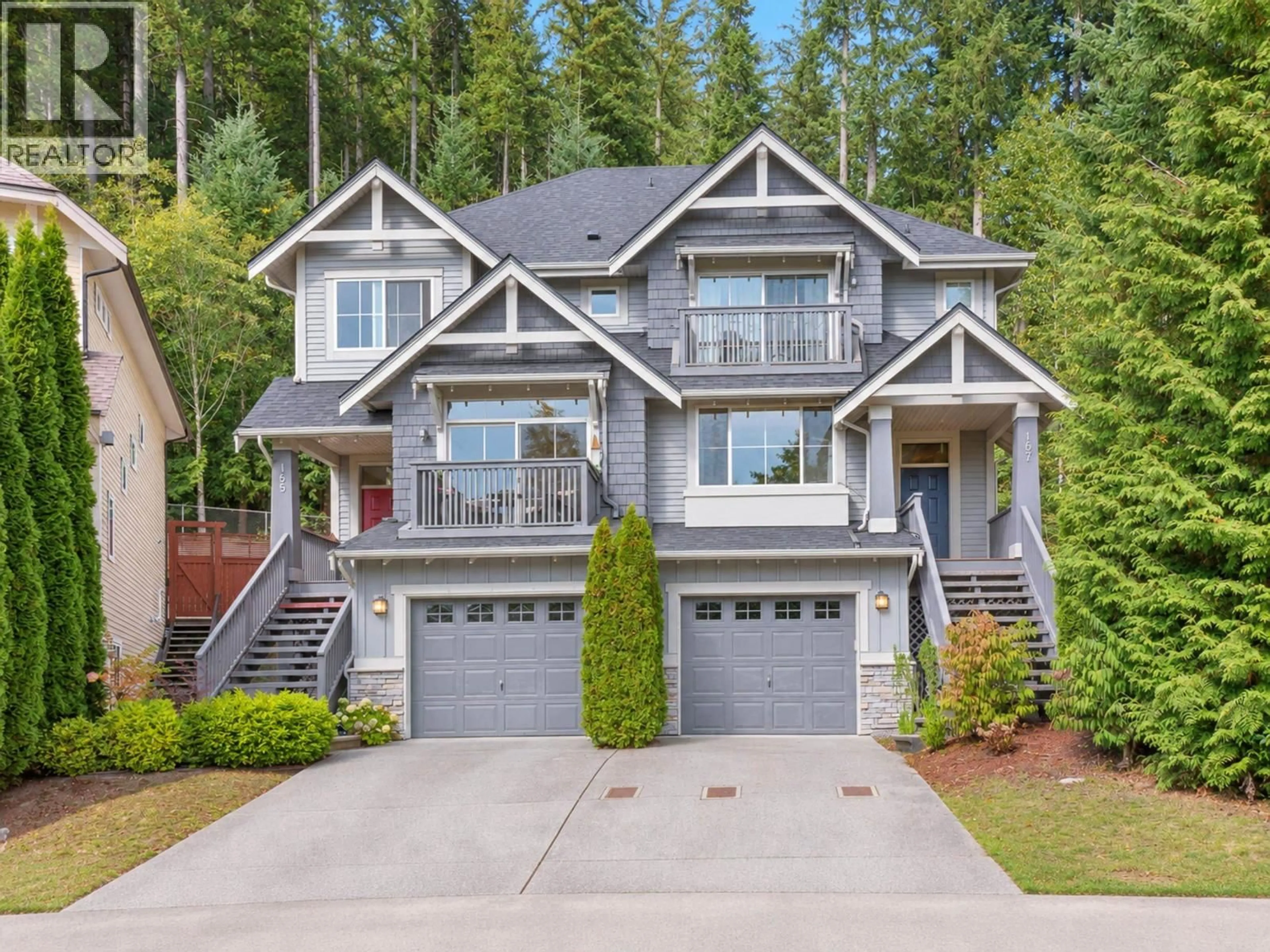 Home with vinyl exterior material, street for 167 FERNWAY DRIVE, Port Moody British Columbia V3H5M1