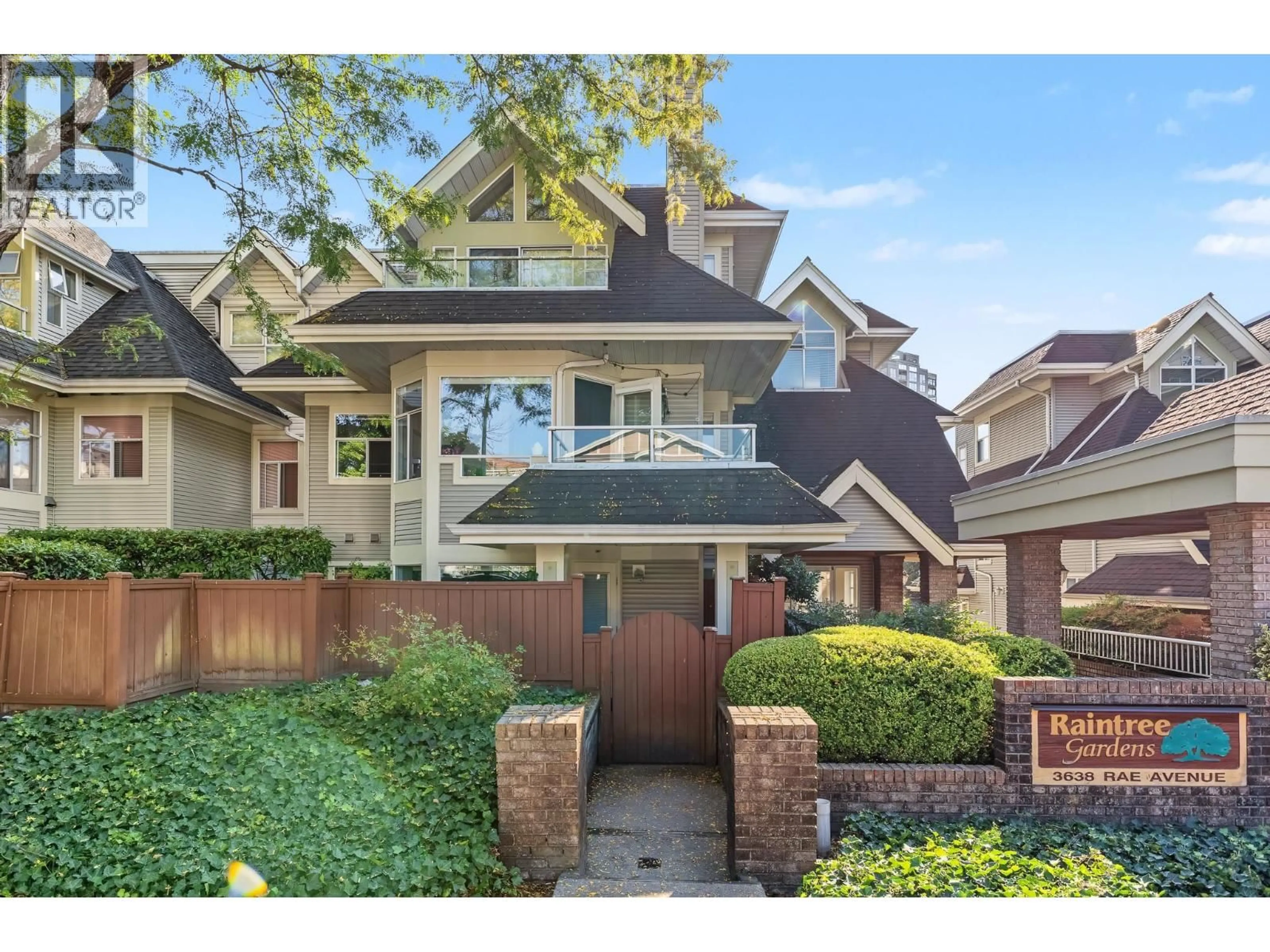 Home with brick exterior material, street for 302 - 3638 RAE AVENUE, Vancouver British Columbia V5R2P5