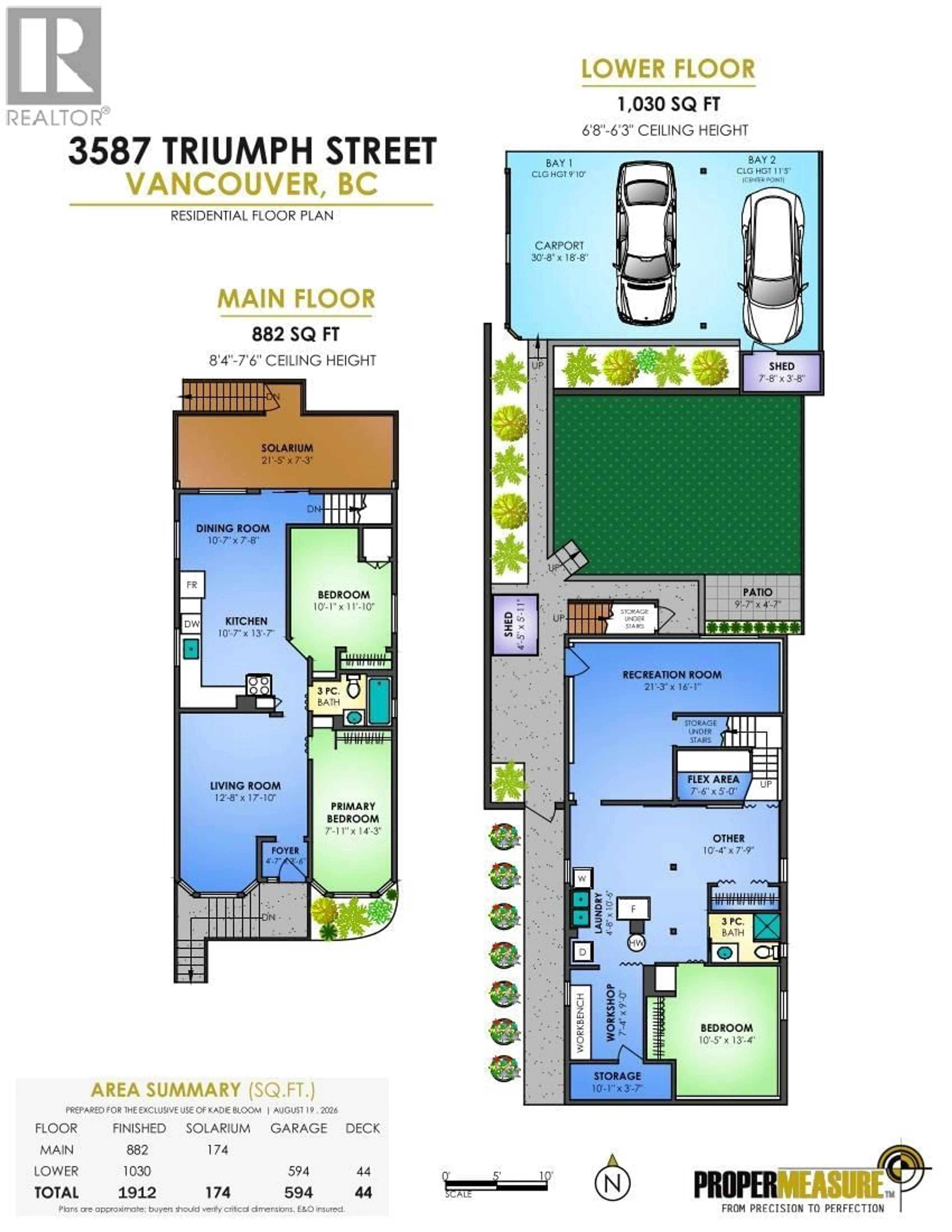 Floor plan for 3587 TRIUMPH STREET, Vancouver British Columbia V5K1V2