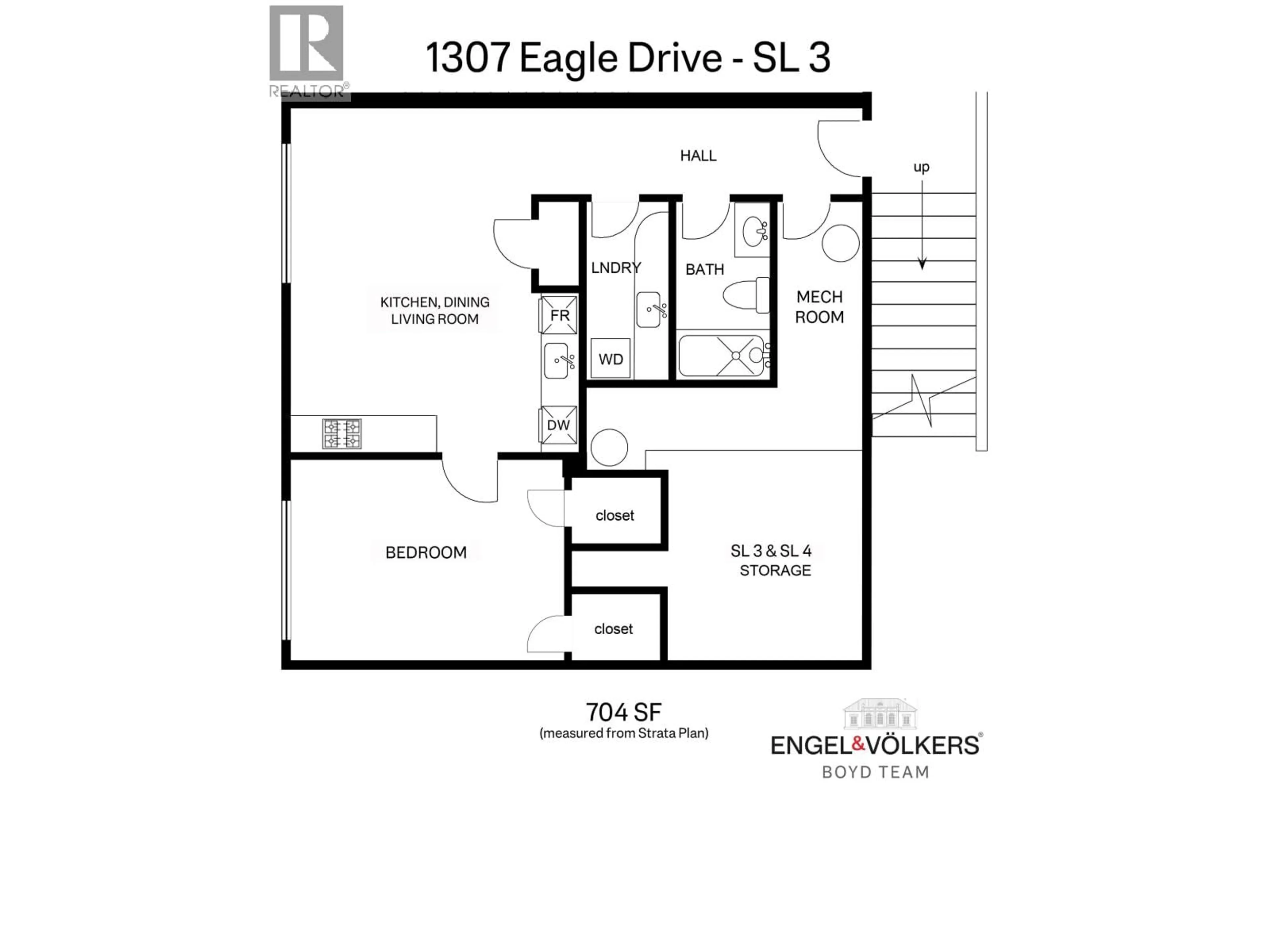 Floor plan for 3 - 1307 EAGLE DRIVE, Pemberton British Columbia V0N2L0