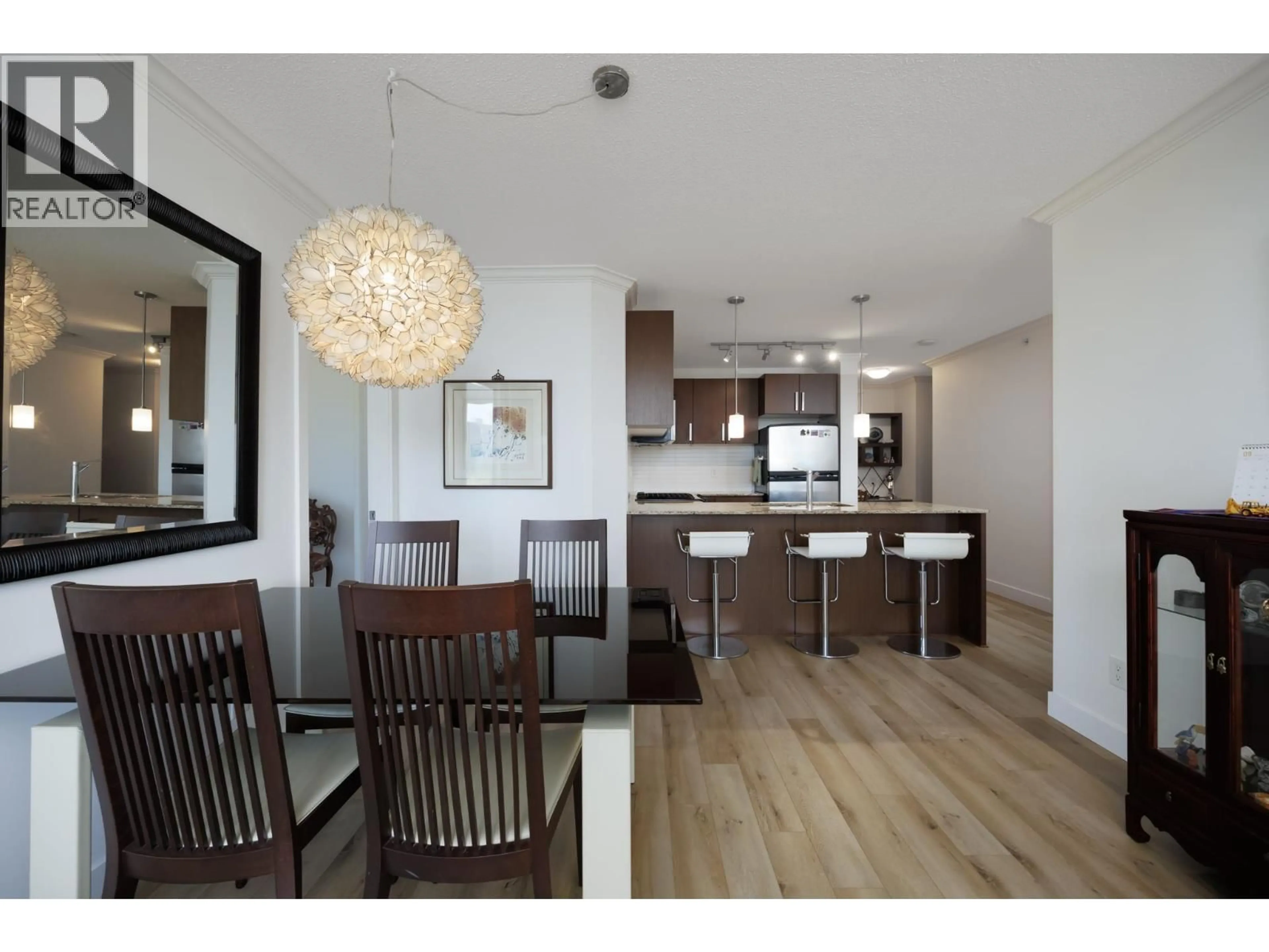 Open concept kitchen, wood/laminate floor for 305 - 9868 CAMERON STREET, Burnaby British Columbia V5J0A5
