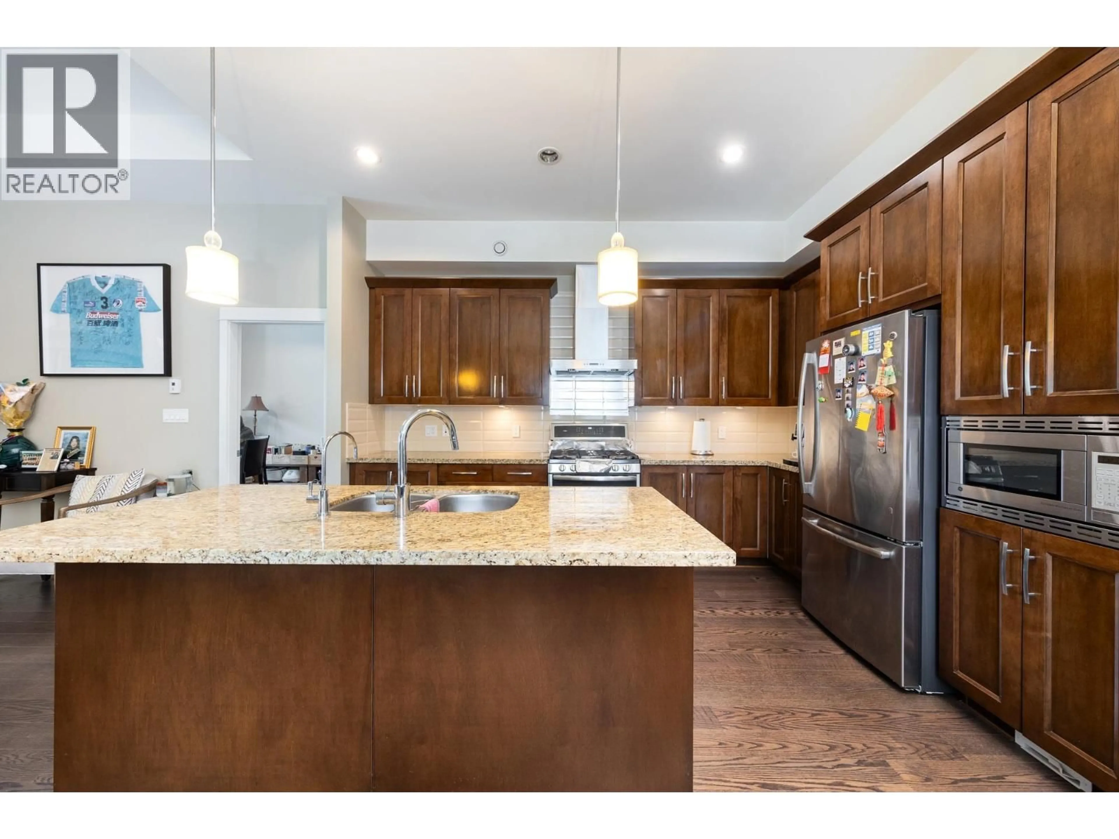 Open concept kitchen, ceramic/tile floor for 4988 WILLOW SPRINGS AVENUE, Delta British Columbia V4M0A7
