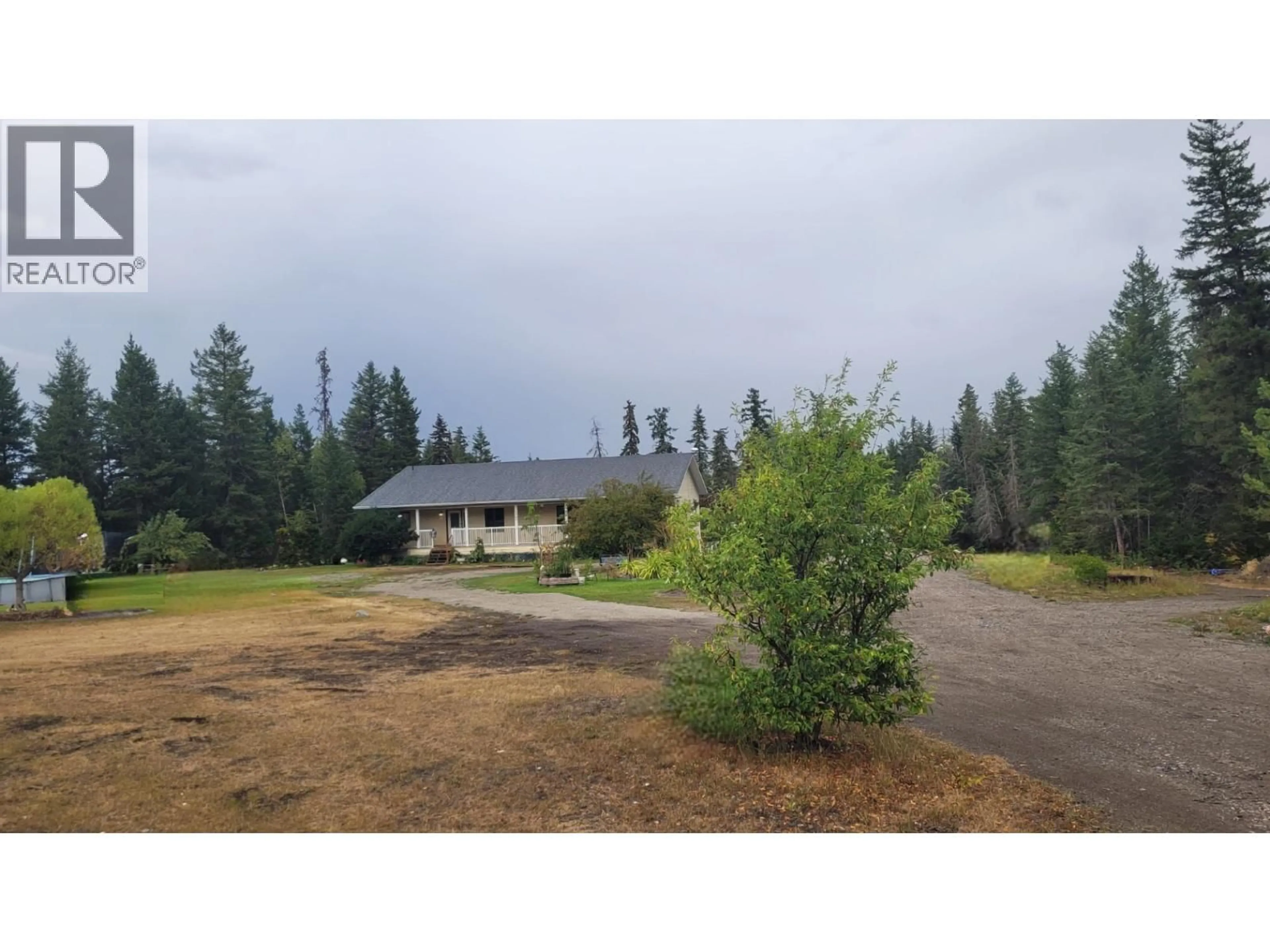 A pic from outside/outdoor area/front of a property/back of a property/a pic from drone, mountain view for 1761 KOPEKA PLACE, Williams Lake British Columbia V2G5B4