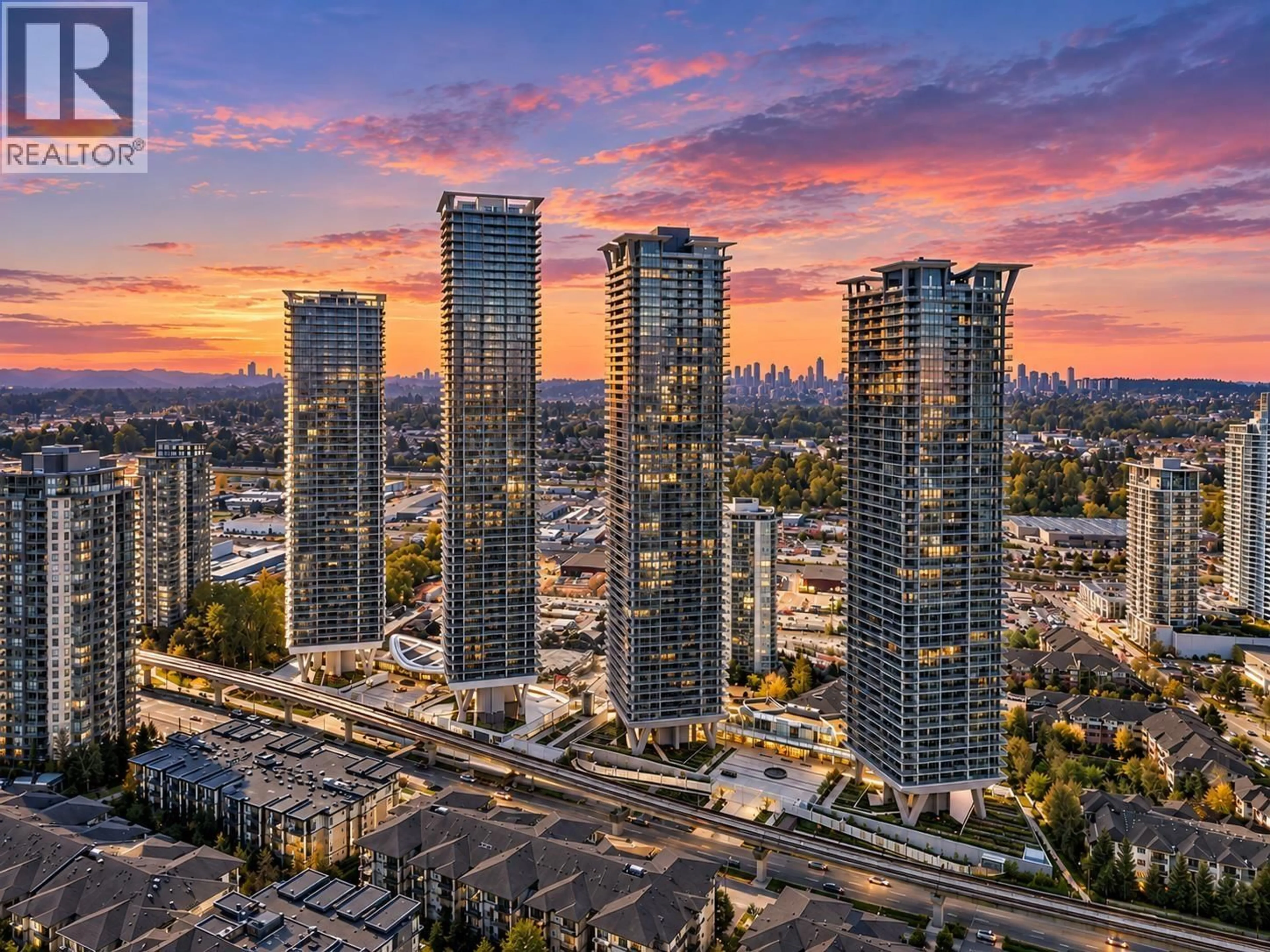 A pic from outside/outdoor area/front of a property/back of a property/a pic from drone, city buildings view from balcony for 405 - 4890 LOUGHEED HIGHWAY, Burnaby British Columbia V5C0N2