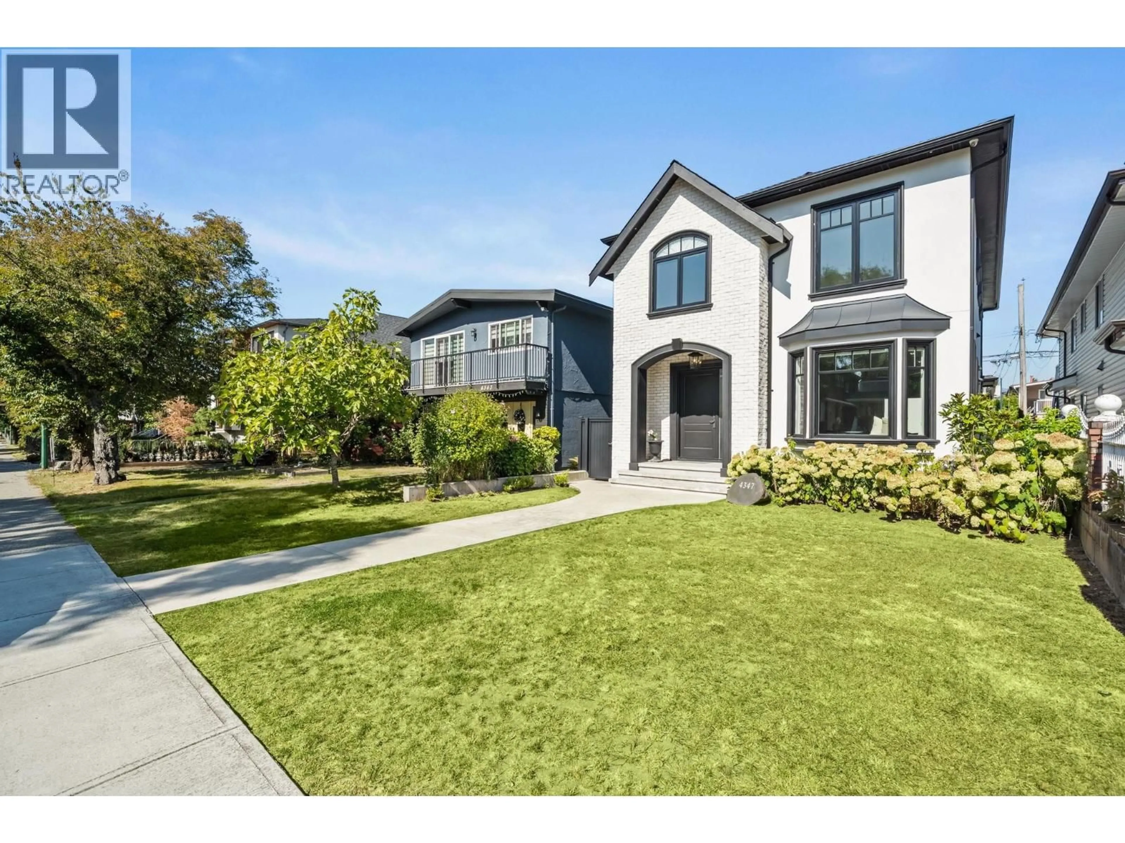 Home with brick exterior material, street for 4347 GEORGIA STREET, Burnaby British Columbia V5C2T9