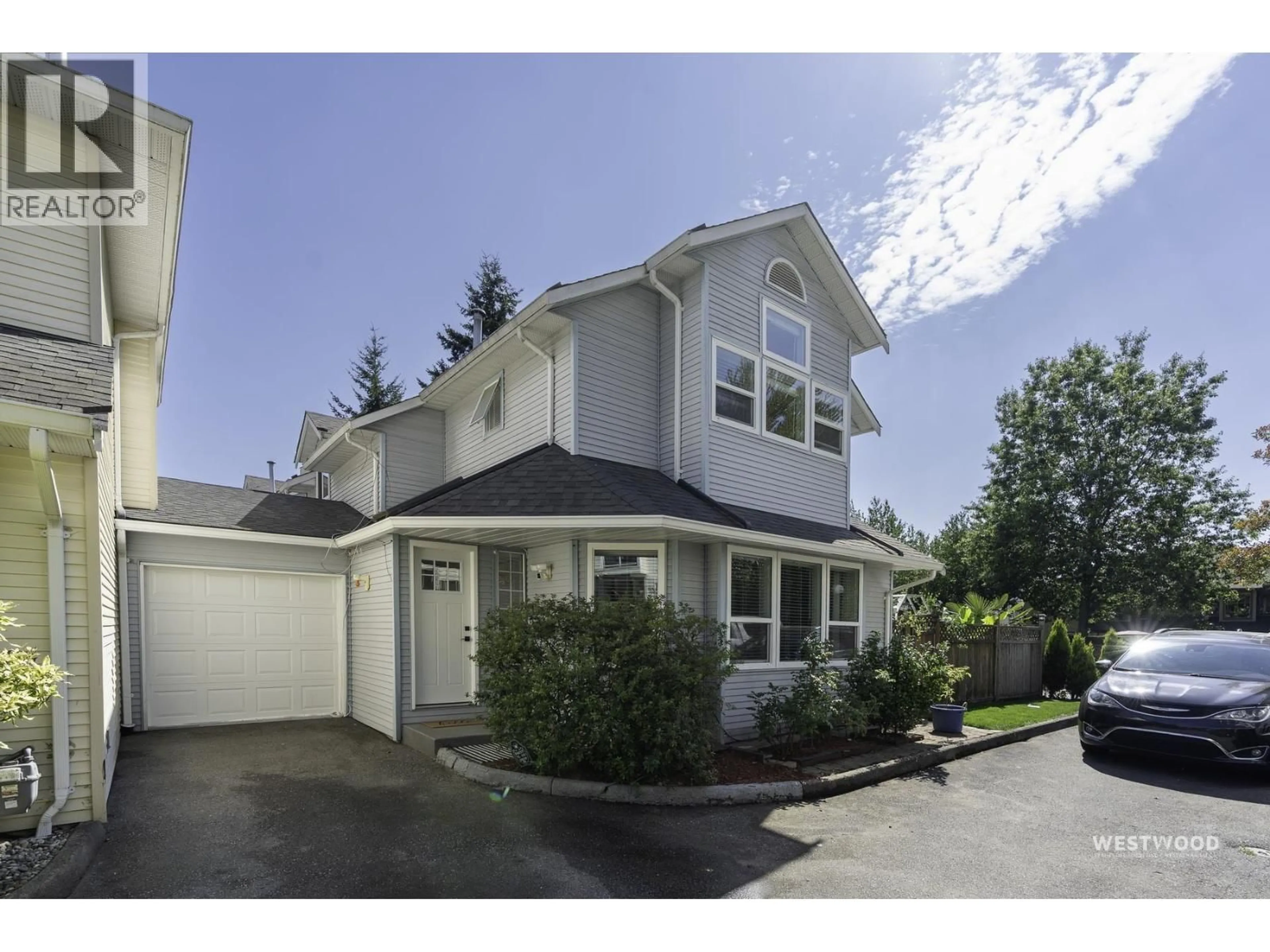Home with vinyl exterior material, street for 1 - 19236 119 AVENUE, Pitt Meadows British Columbia V3Y2E8