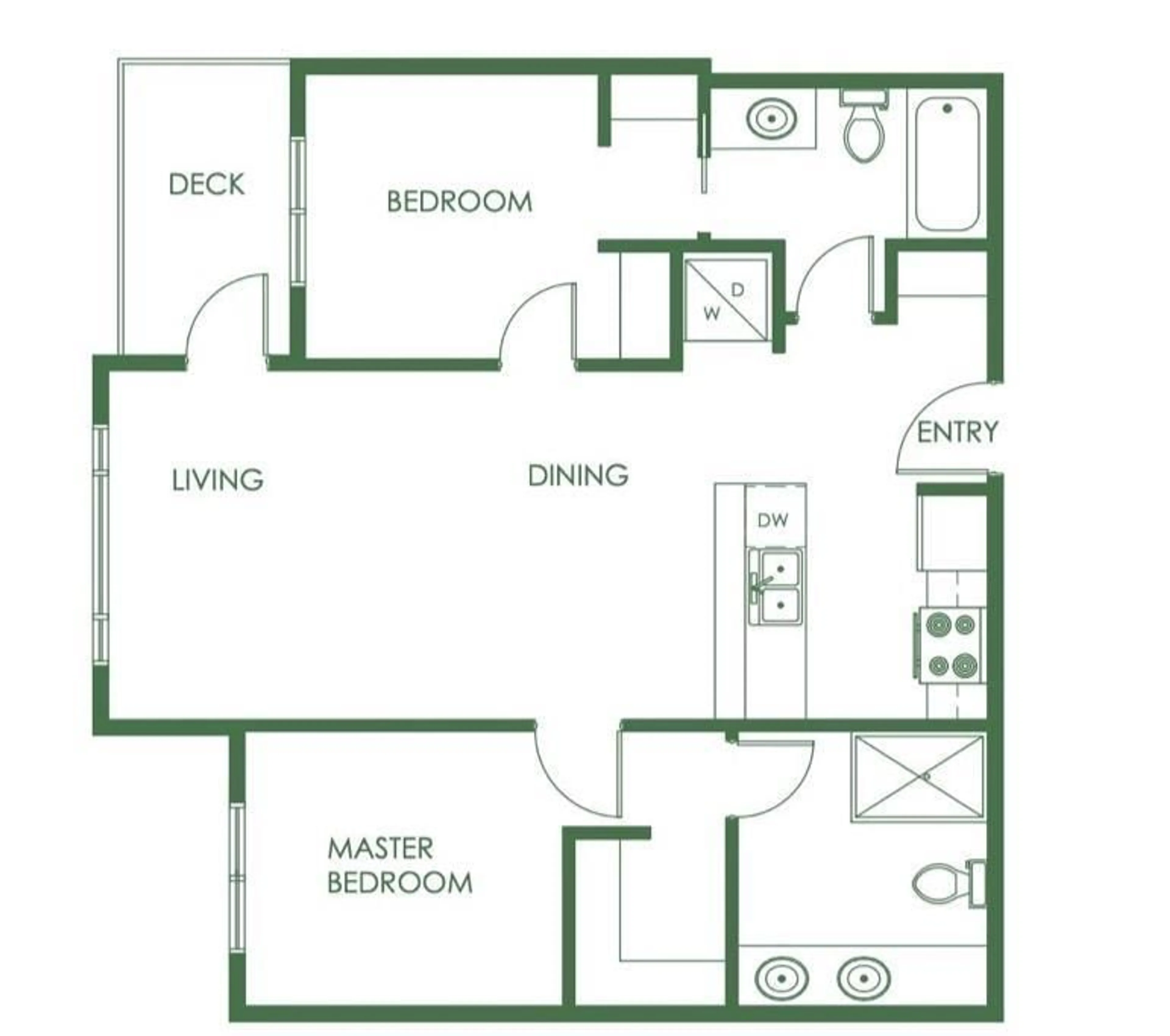 Floor plan for 211 - 19945 BRYDON CRESCENT, Langley British Columbia V3A0P4