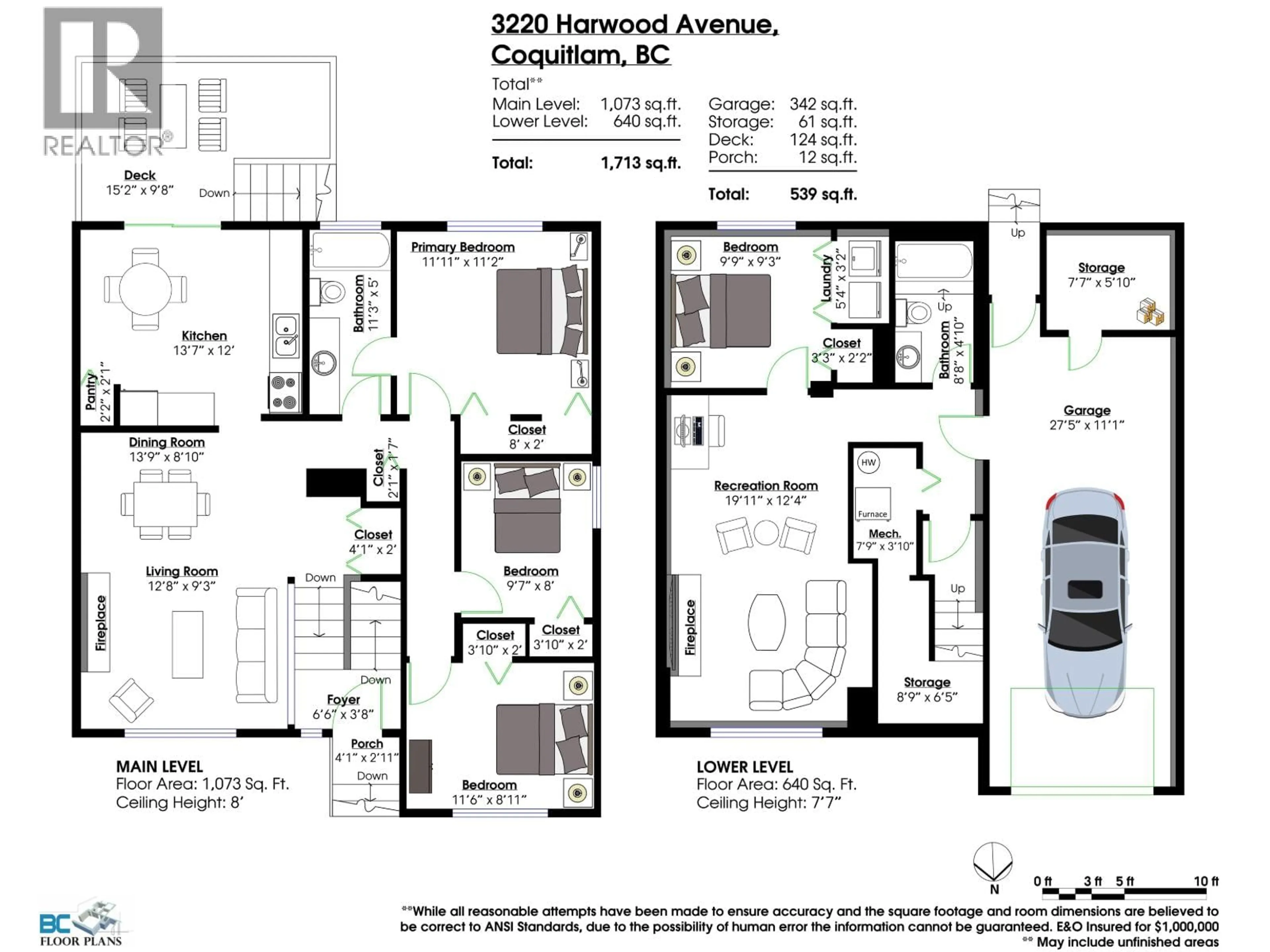 Floor plan for 3220 HARWOOD AVENUE, Coquitlam British Columbia V3E1T8