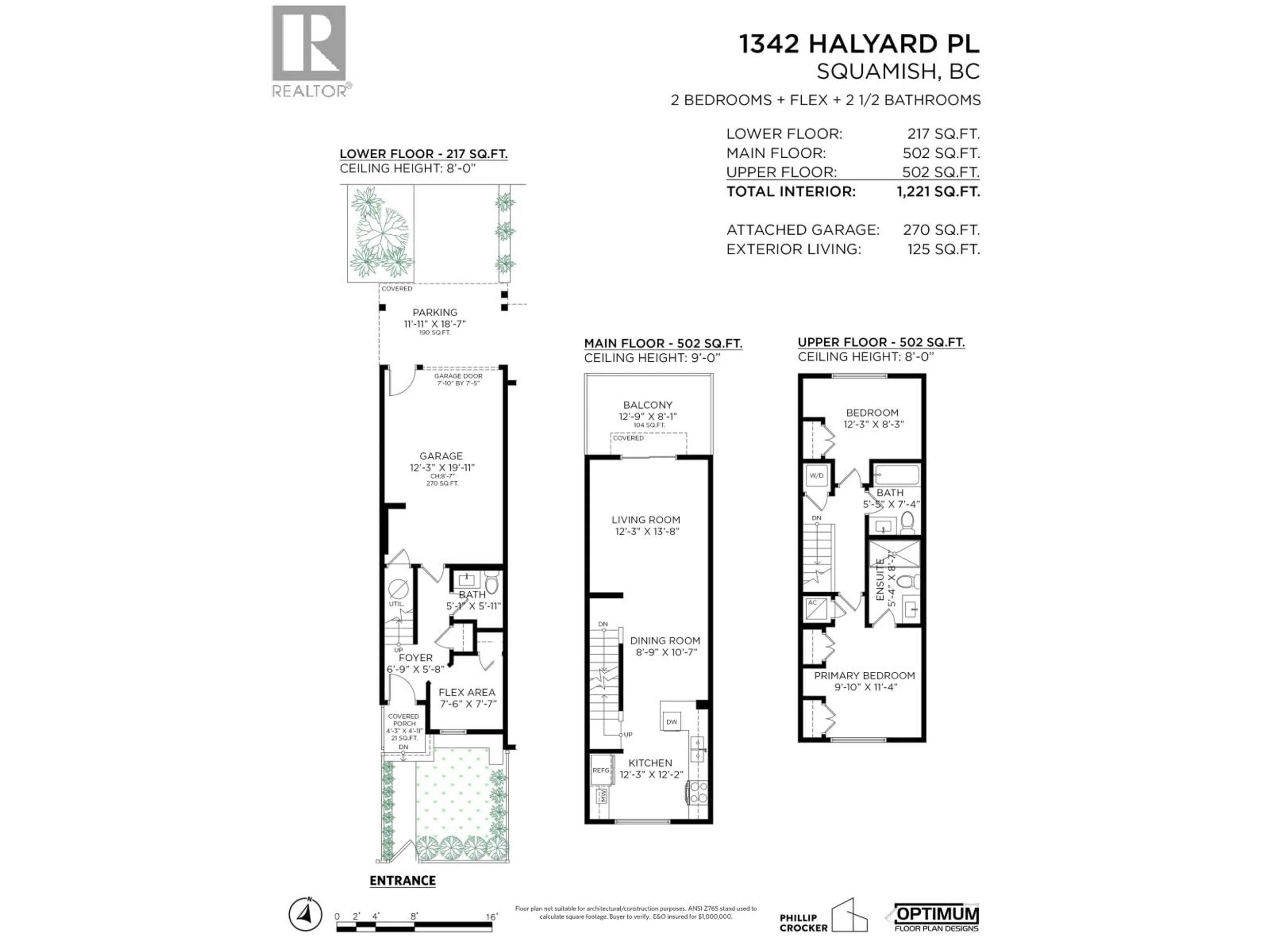 Floor plan for 1342 HALYARD PLACE, Squamish British Columbia V8B2A1