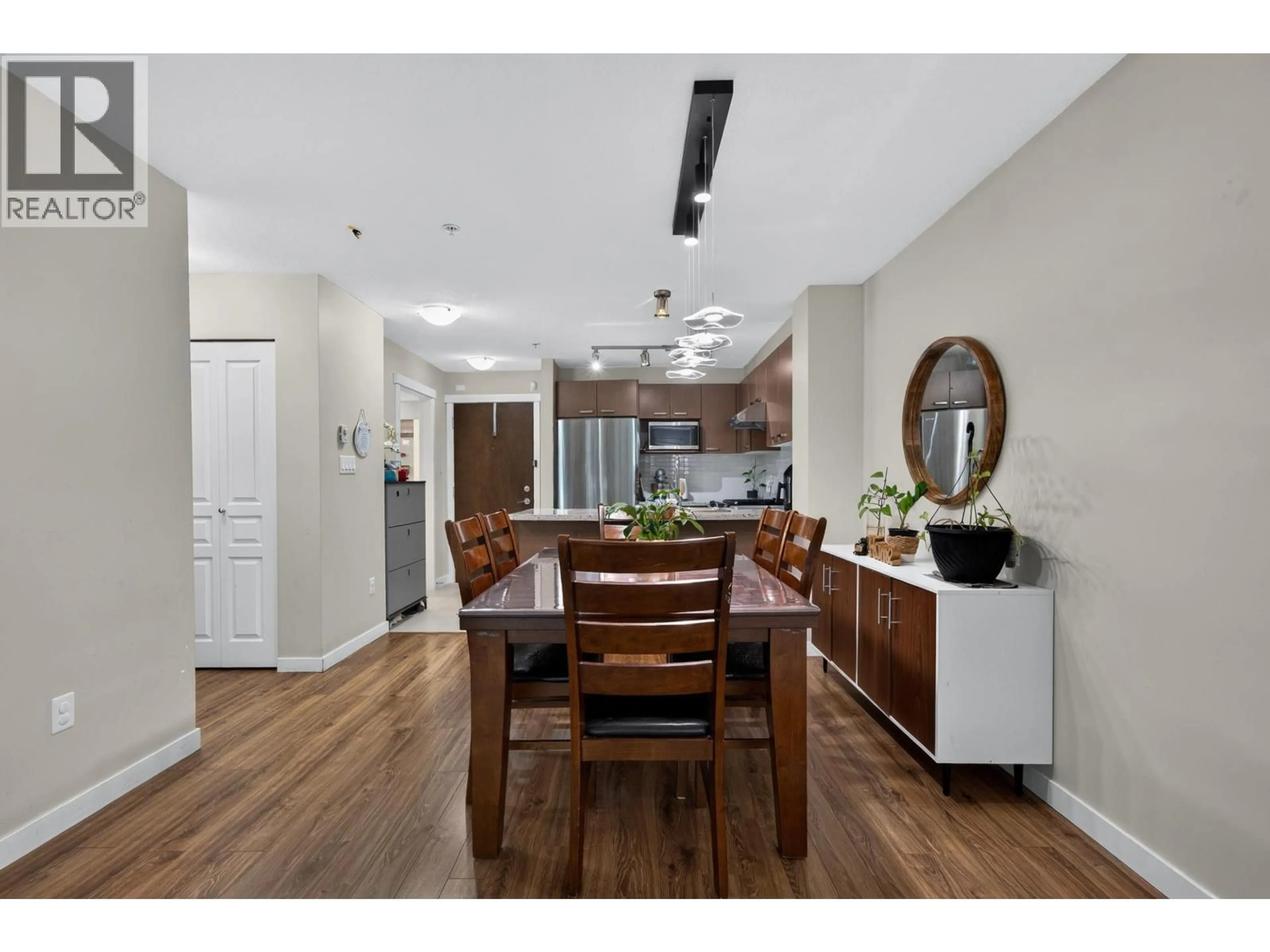 Dining room, wood/laminate floor for 115 - 9399 TOMICKI AVENUE, Richmond British Columbia V6X1C9