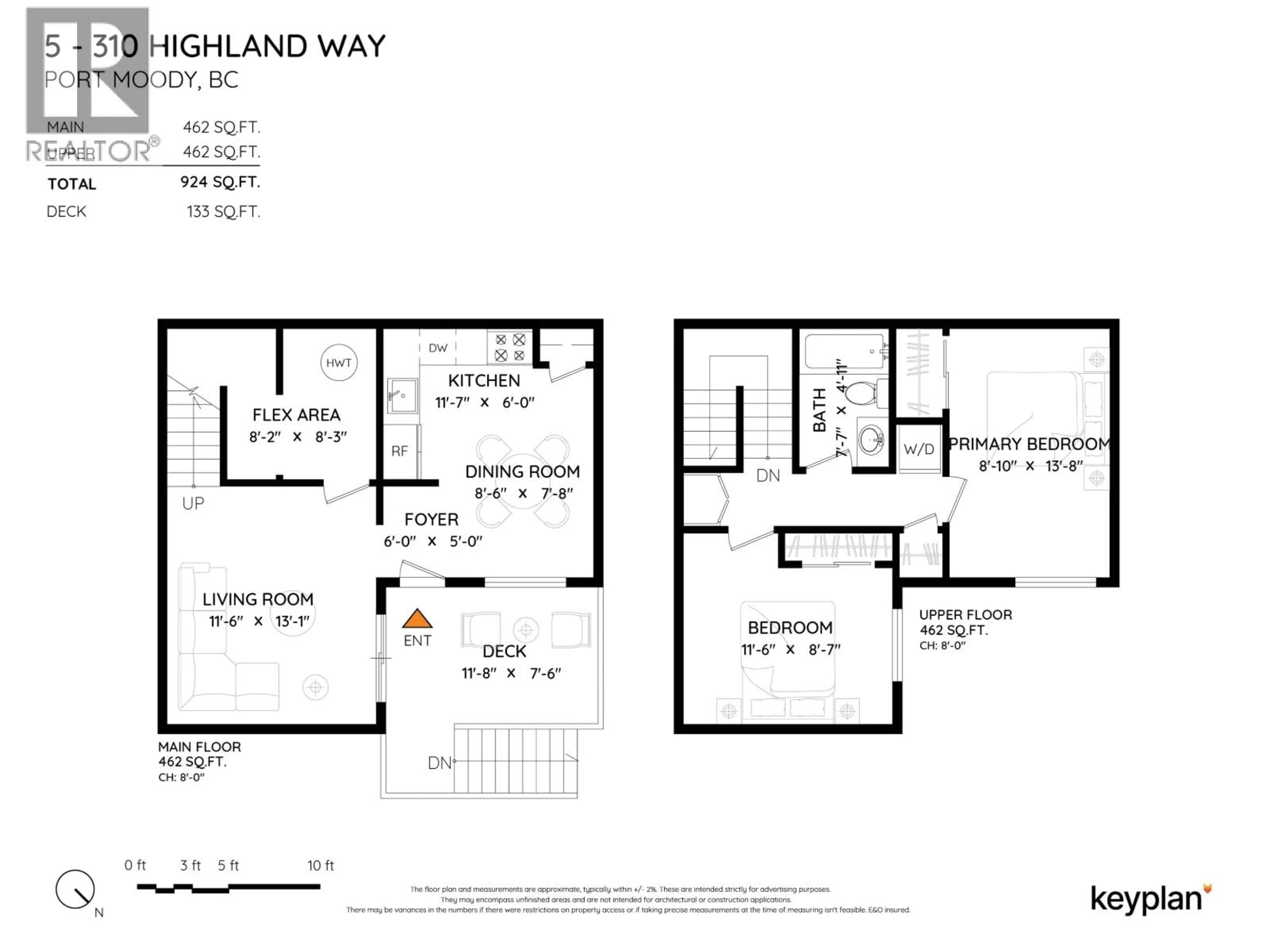 Floor plan for 5 - 310 HIGHLAND WAY, Port Moody British Columbia V3H3V7