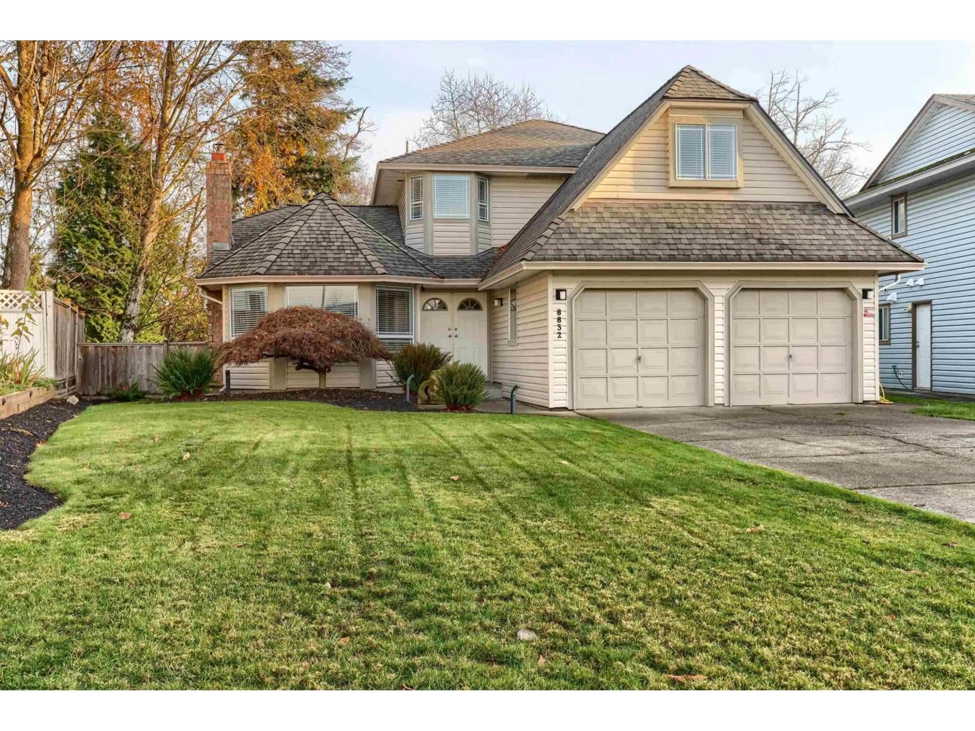Home with vinyl exterior material, street for 8832 143 STREET, Surrey British Columbia V3V7T2