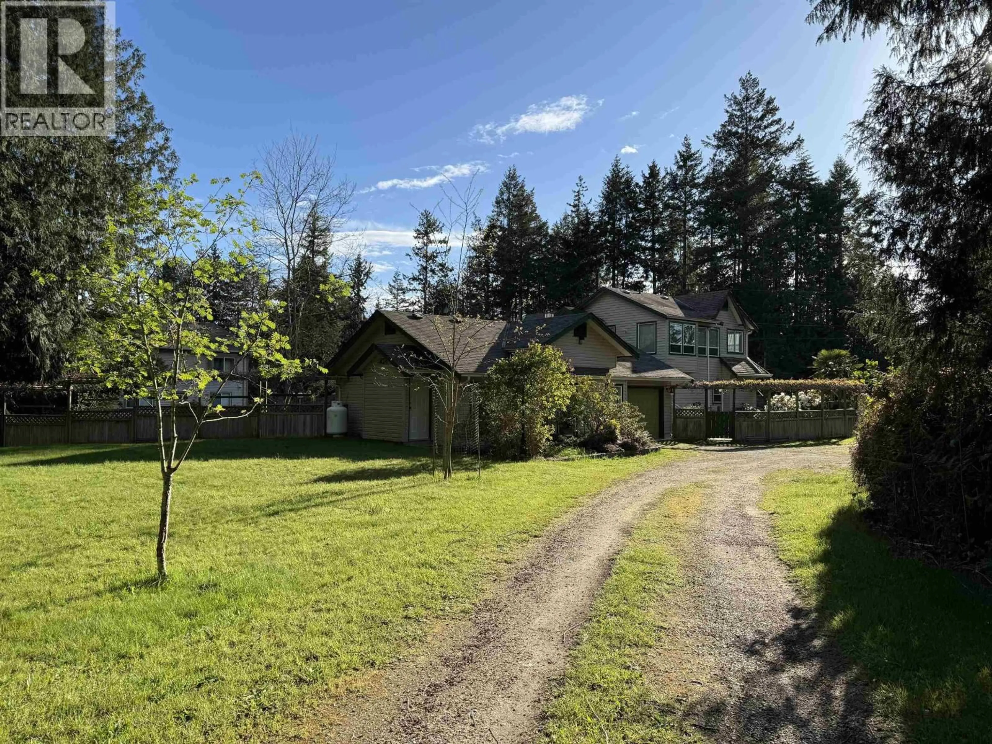 A pic from outside/outdoor area/front of a property/back of a property/a pic from drone, unknown for 13282 KEELSON ROAD, Garden Bay British Columbia V0N1S1