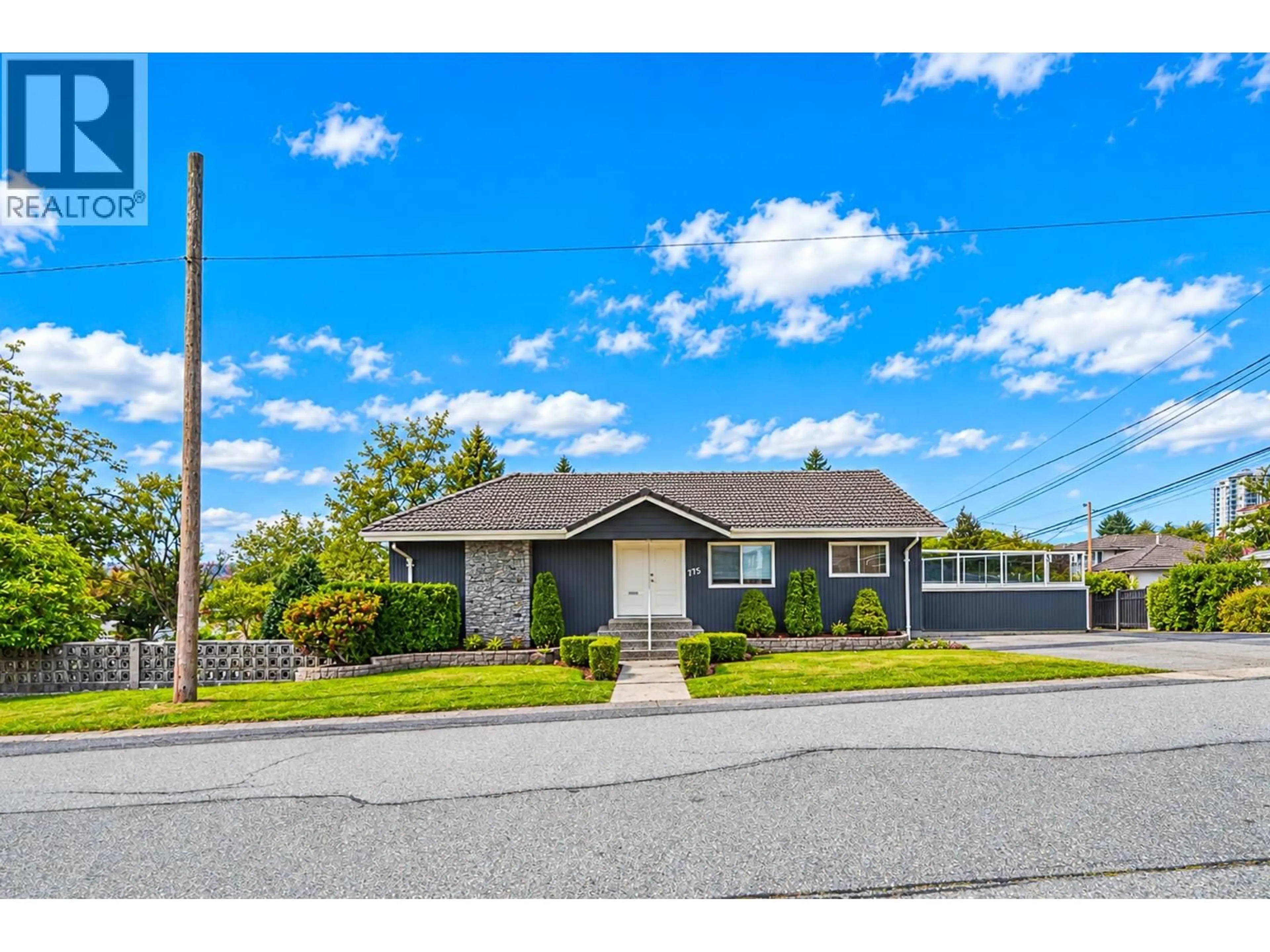 Home with vinyl exterior material, street for 775 ESMOND AVENUE, Burnaby British Columbia V5C4K4