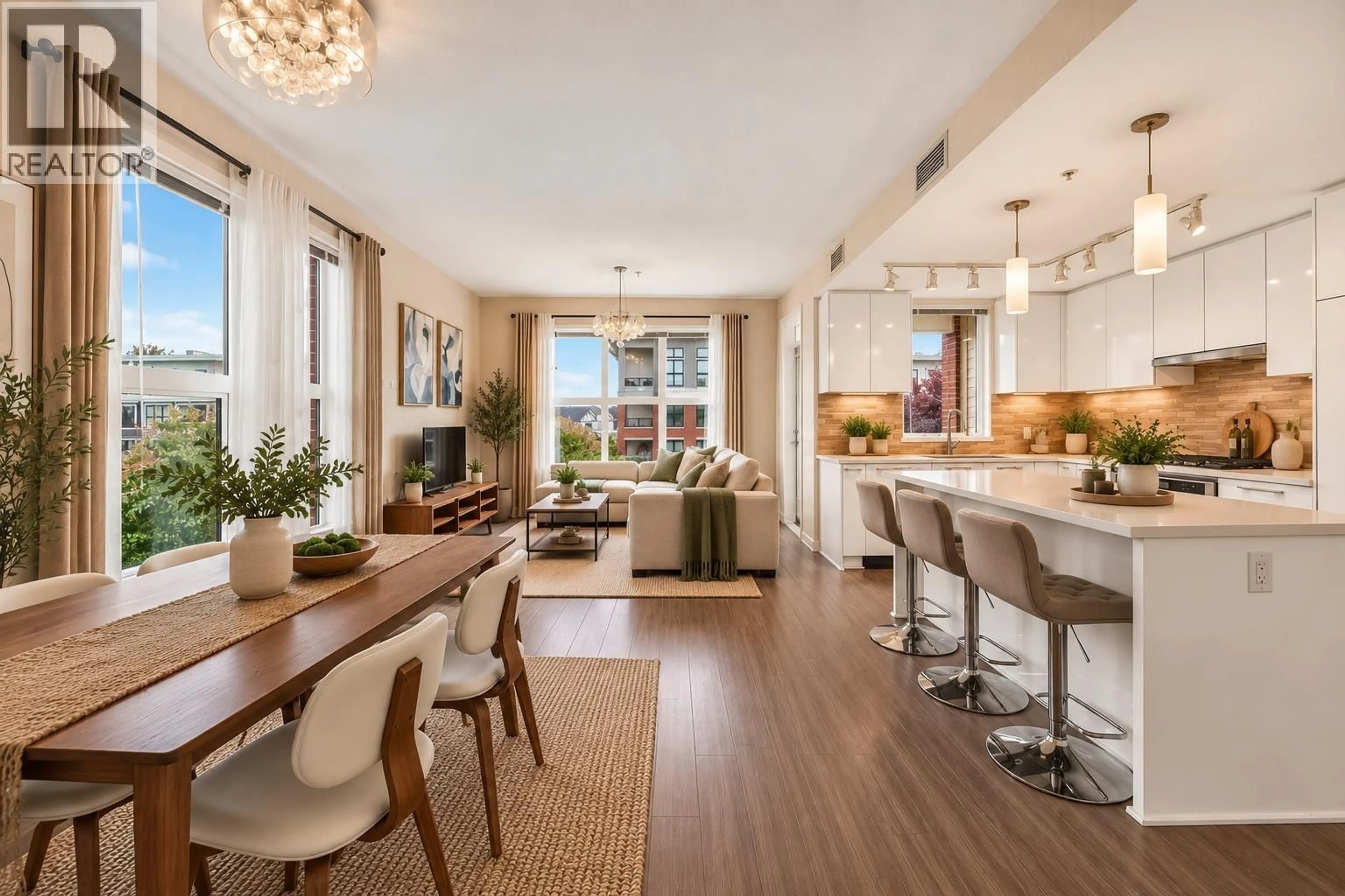 Open concept kitchen, unknown for 311 - 9551 ALEXANDRA ROAD, Richmond British Columbia V6X0S6