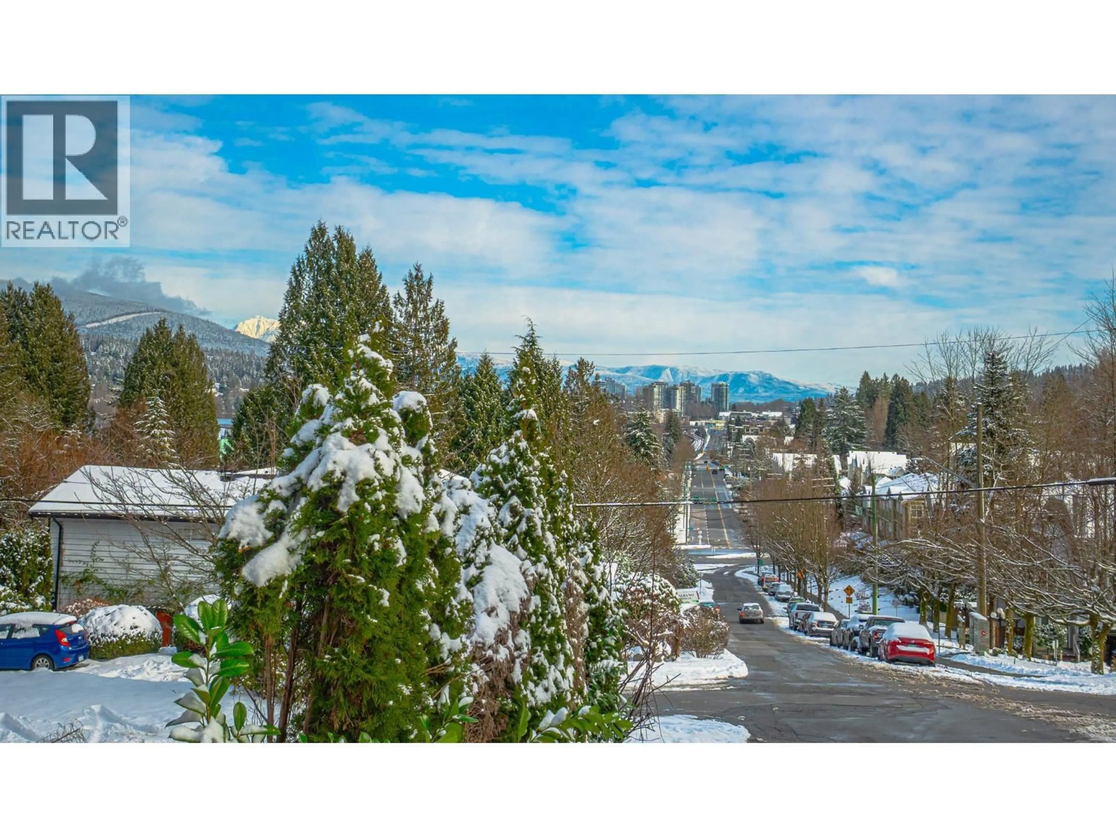 A pic from outside/outdoor area/front of a property/back of a property/a pic from drone, mountain view for 1936 CLARKE STREET, Port Moody British Columbia V3H1X9