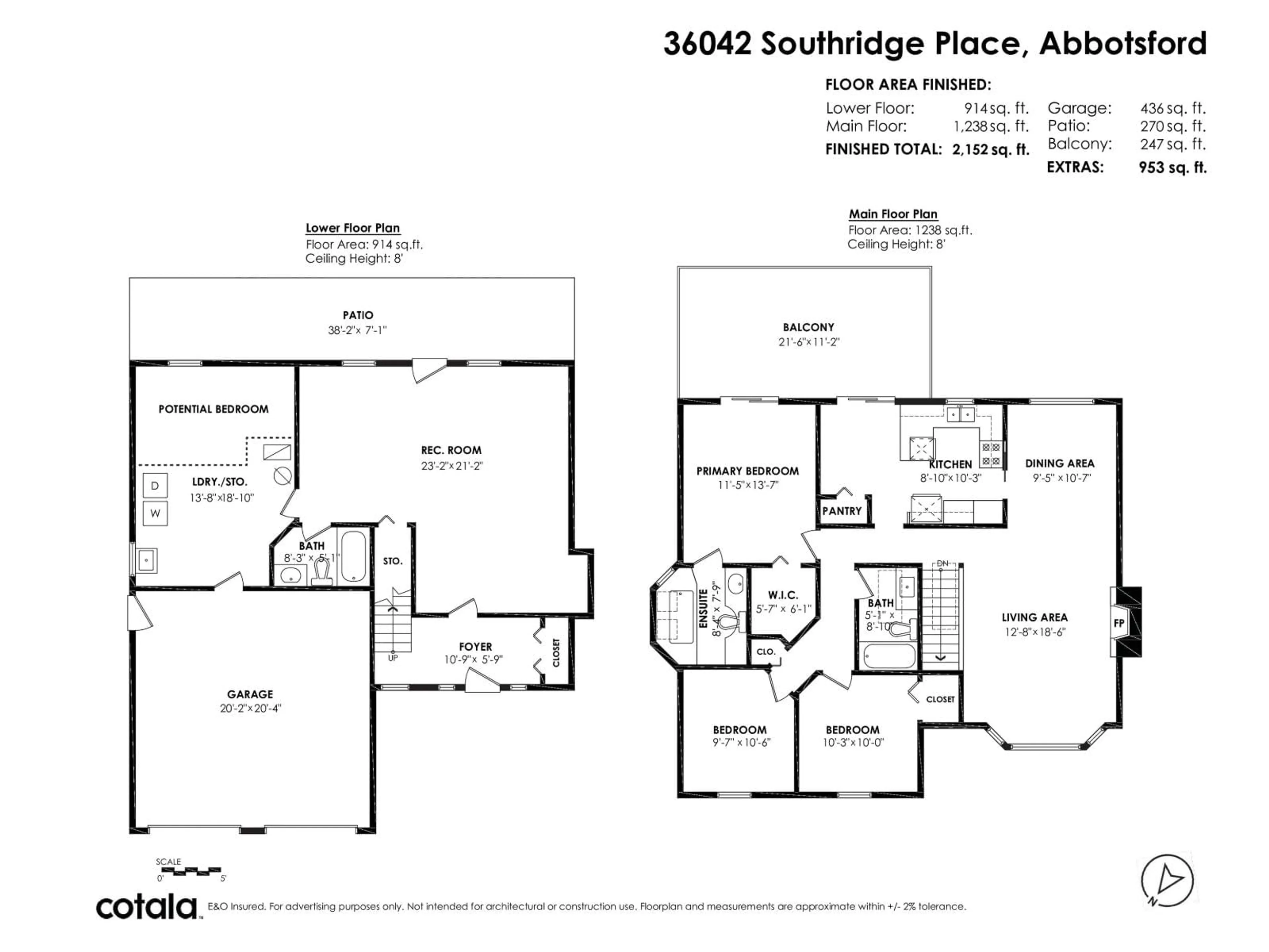 Floor plan for 36042 SOUTHRIDGE PLACE, Abbotsford British Columbia V3G1E2