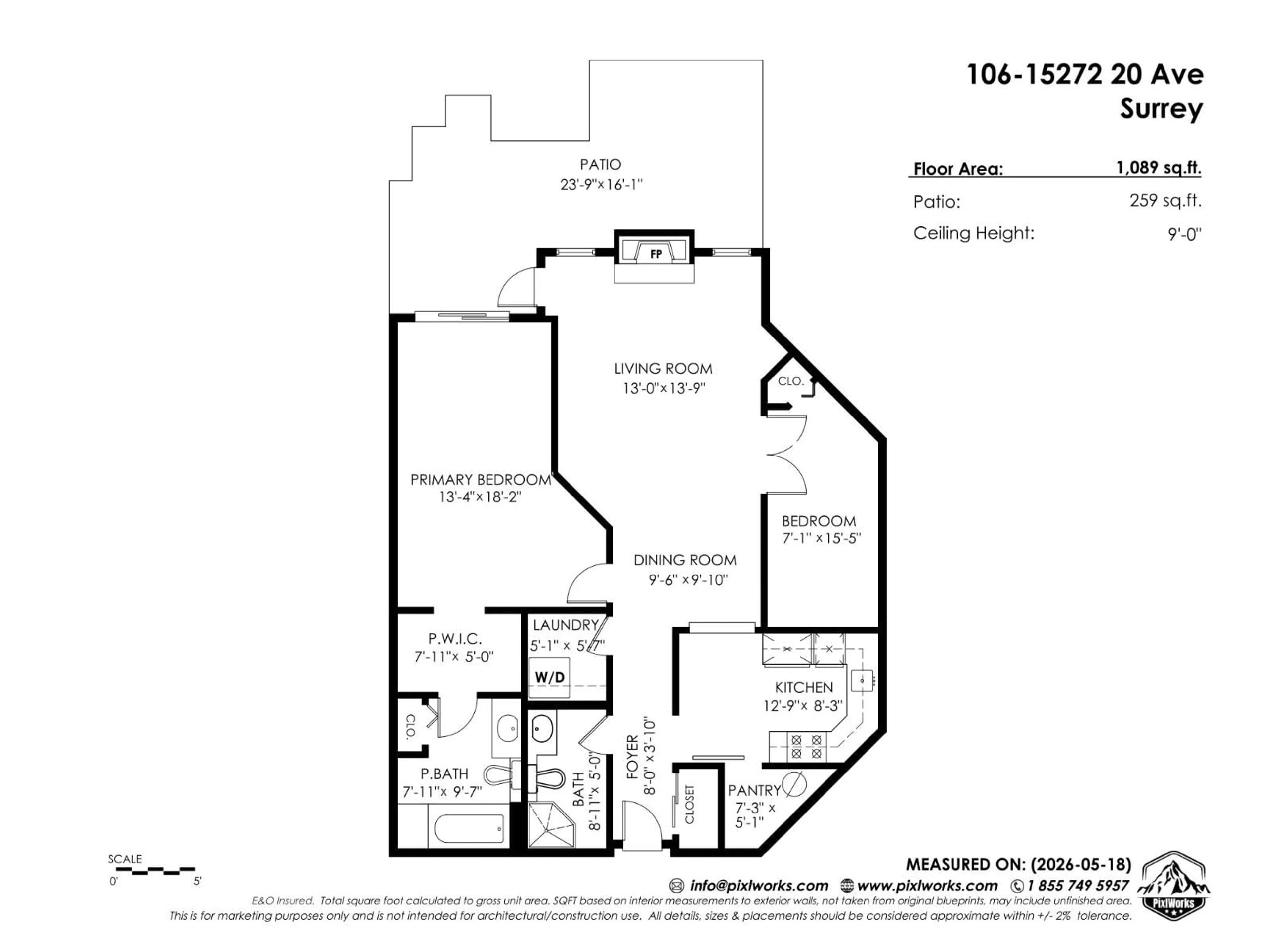 Floor plan for 15272 20 AVENUE, Surrey British Columbia V4A2A3