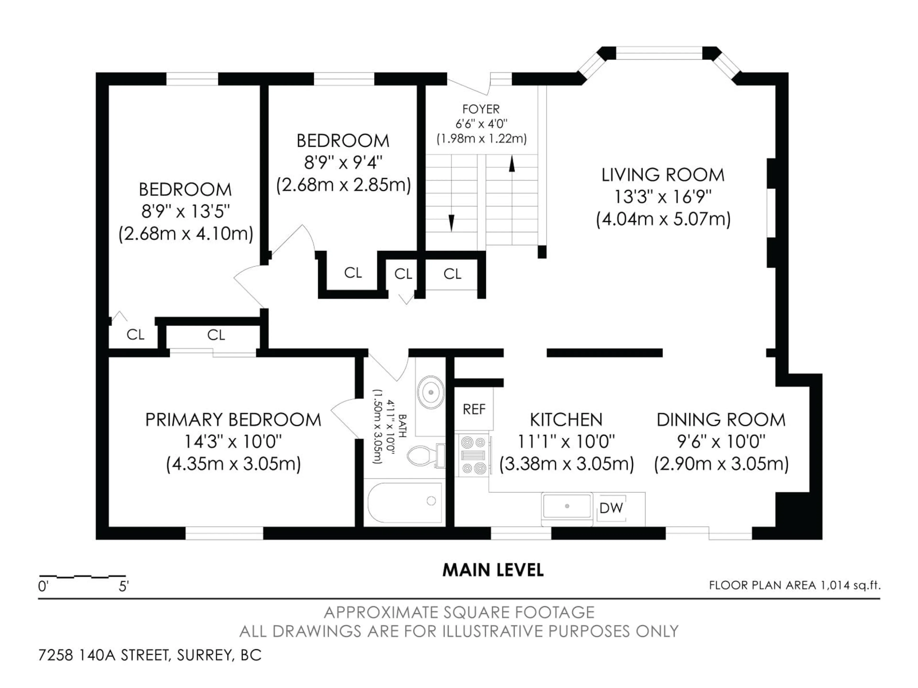 Floor plan for 7258 140A STREET, Surrey British Columbia V3W7N4
