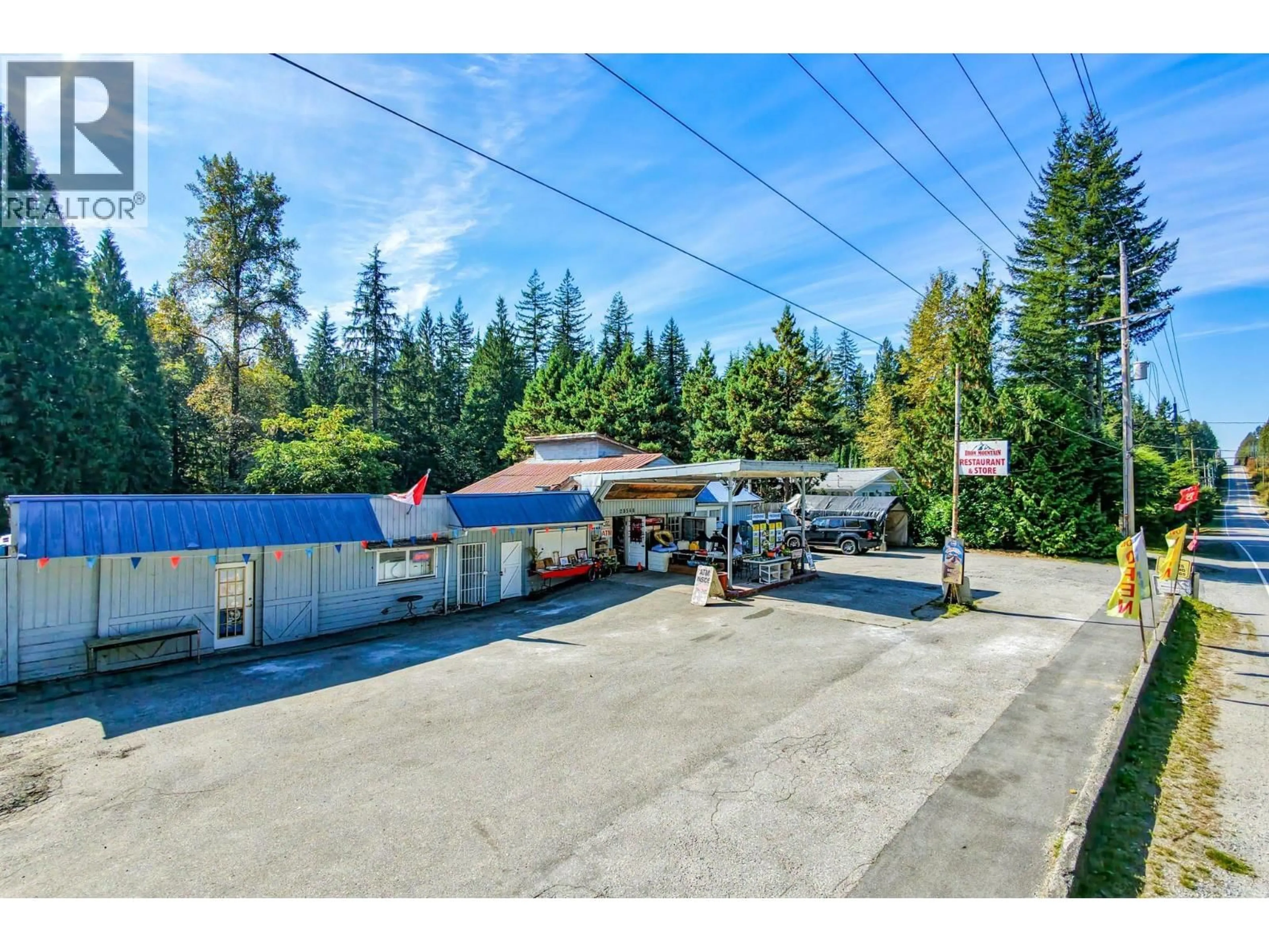 A pic from outside/outdoor area/front of a property/back of a property/a pic from drone, street for 28588 DEWDNEY TRUNK ROAD, Maple Ridge British Columbia V2W1M1