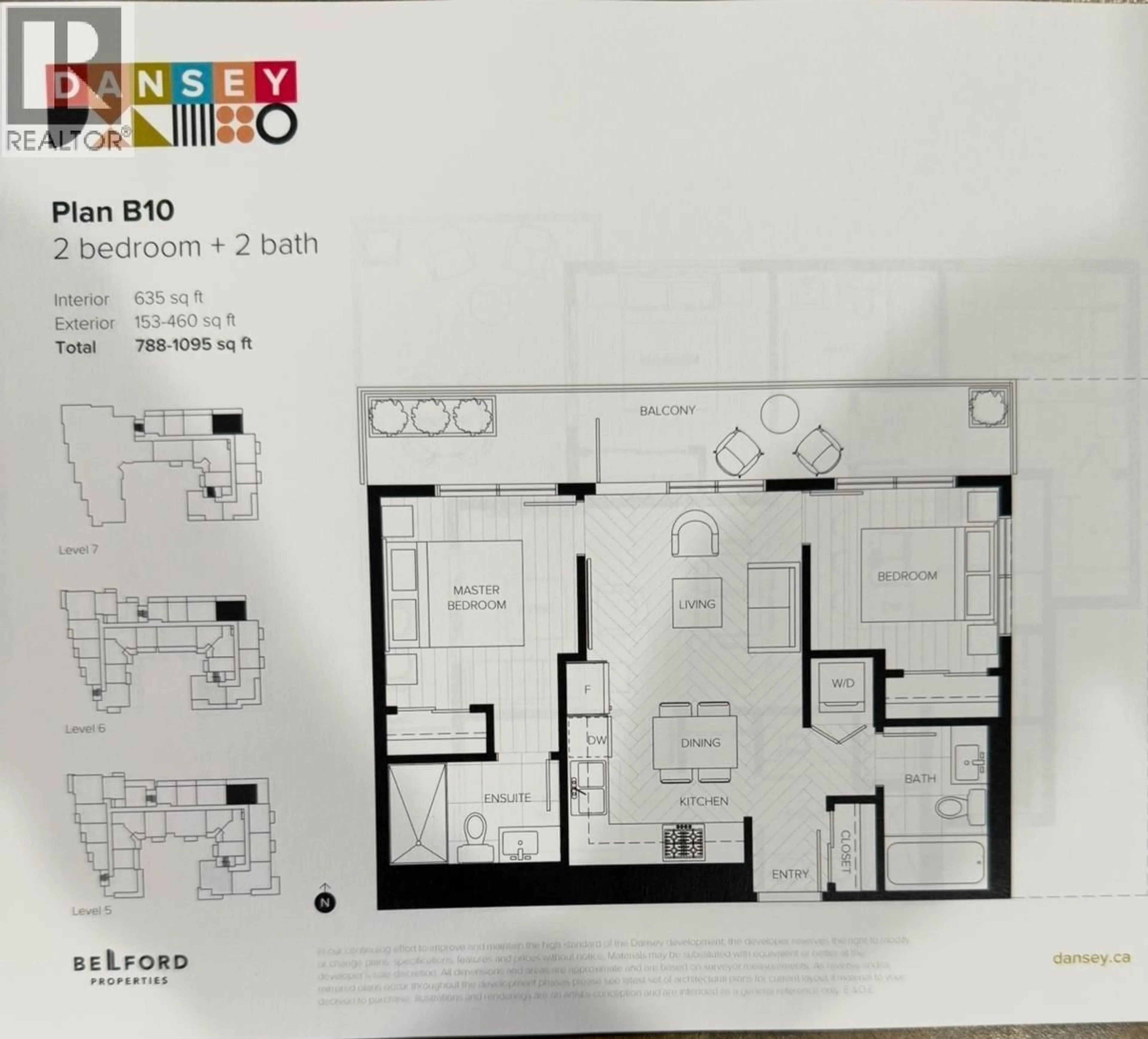 Floor plan for 605 - 599 DANSEY AVENUE, Coquitlam British Columbia V3J5S4