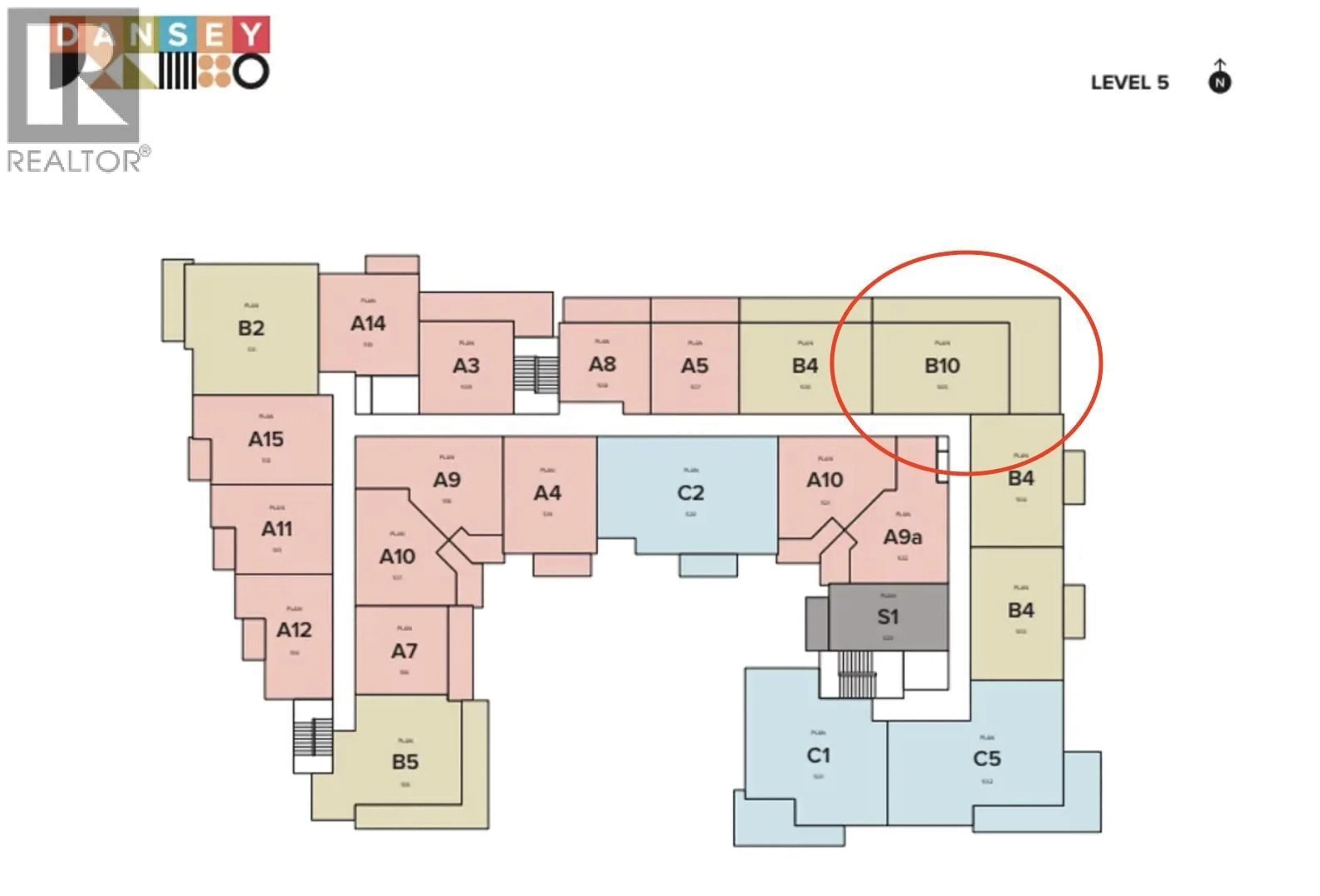 Floor plan for 605 - 599 DANSEY AVENUE, Coquitlam British Columbia V3J5S4