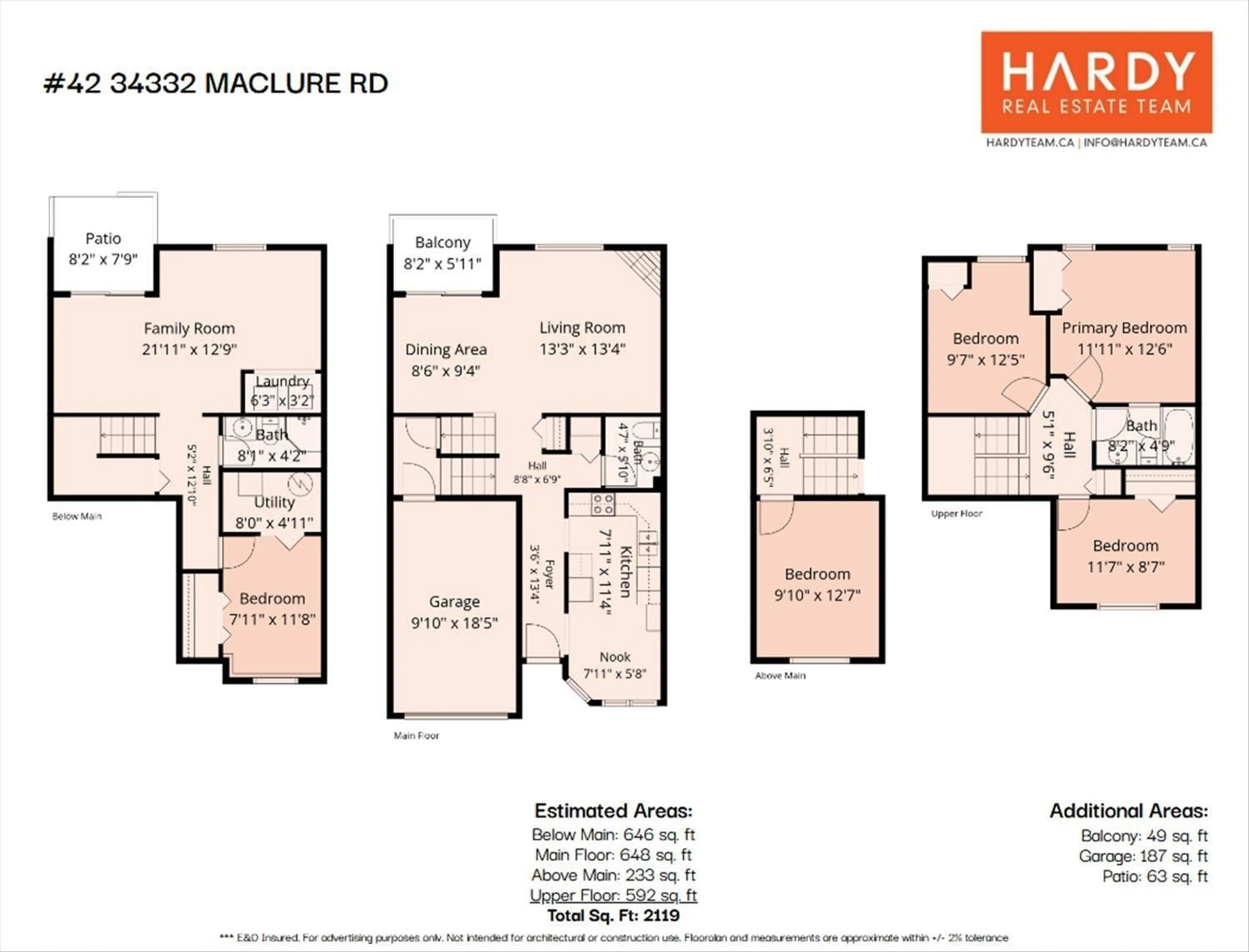 Floor plan for 42 - 34332 MACLURE ROAD, Abbotsford British Columbia V2S7S8