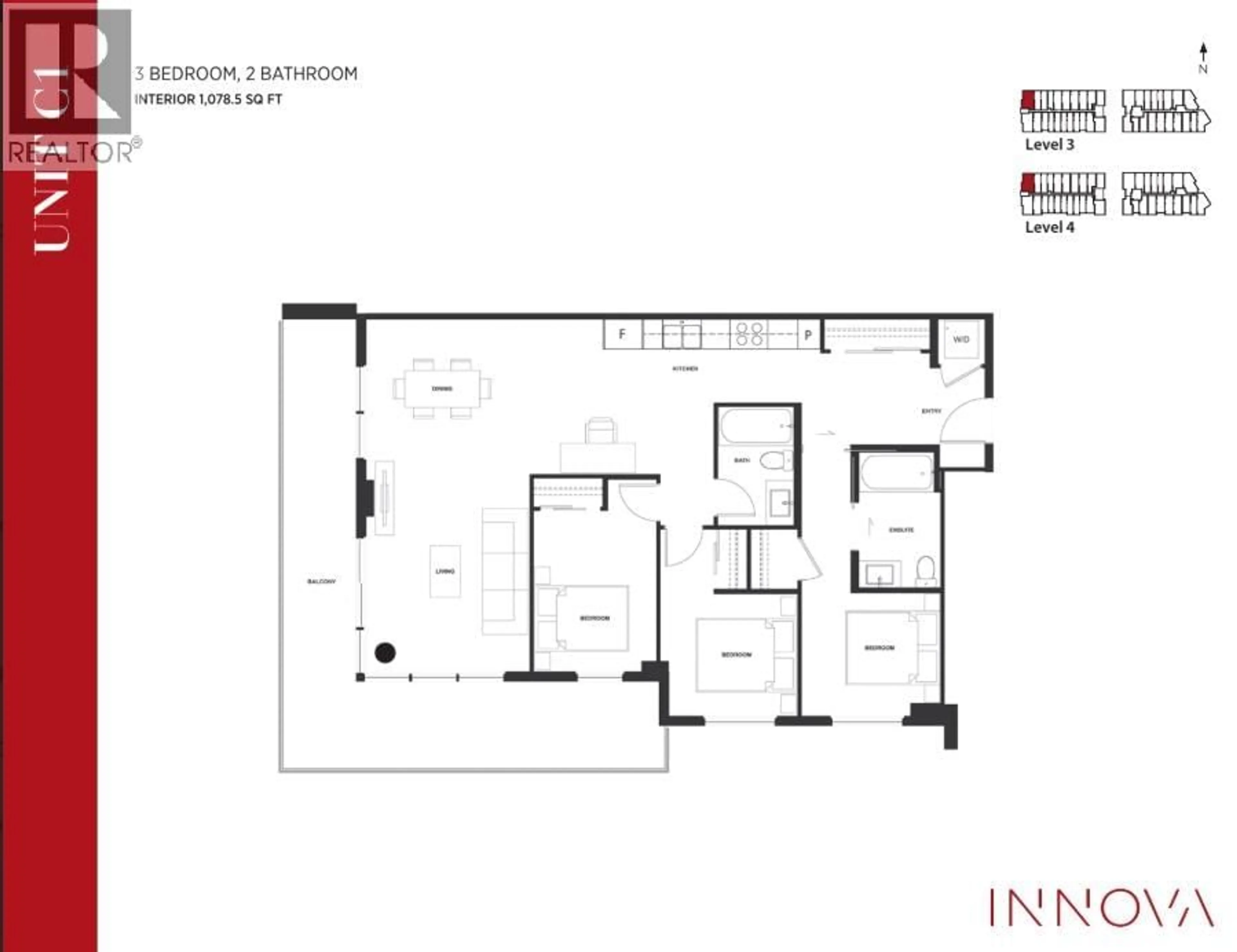 Floor plan for 321 - 422 3RD STREET, North Vancouver British Columbia V7L0K1