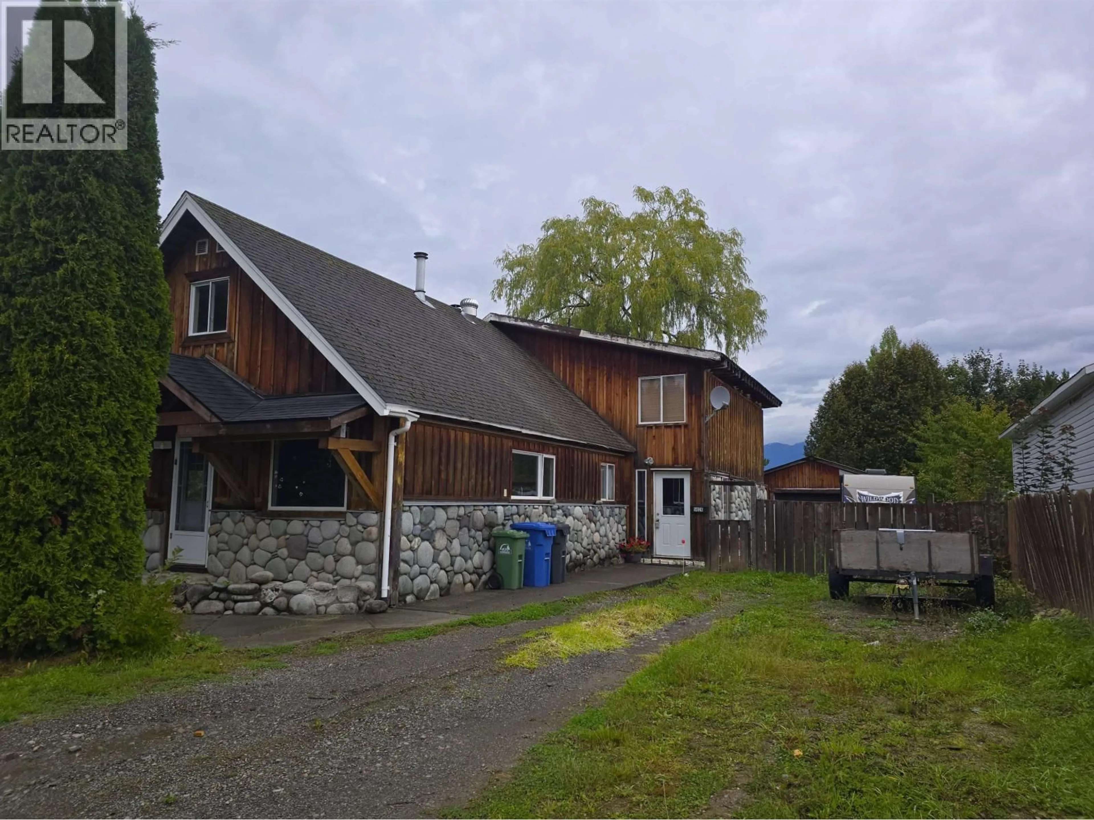 A pic from outside/outdoor area/front of a property/back of a property/a pic from drone, unknown for 5024 AGAR AVENUE, Terrace British Columbia V8G1J1