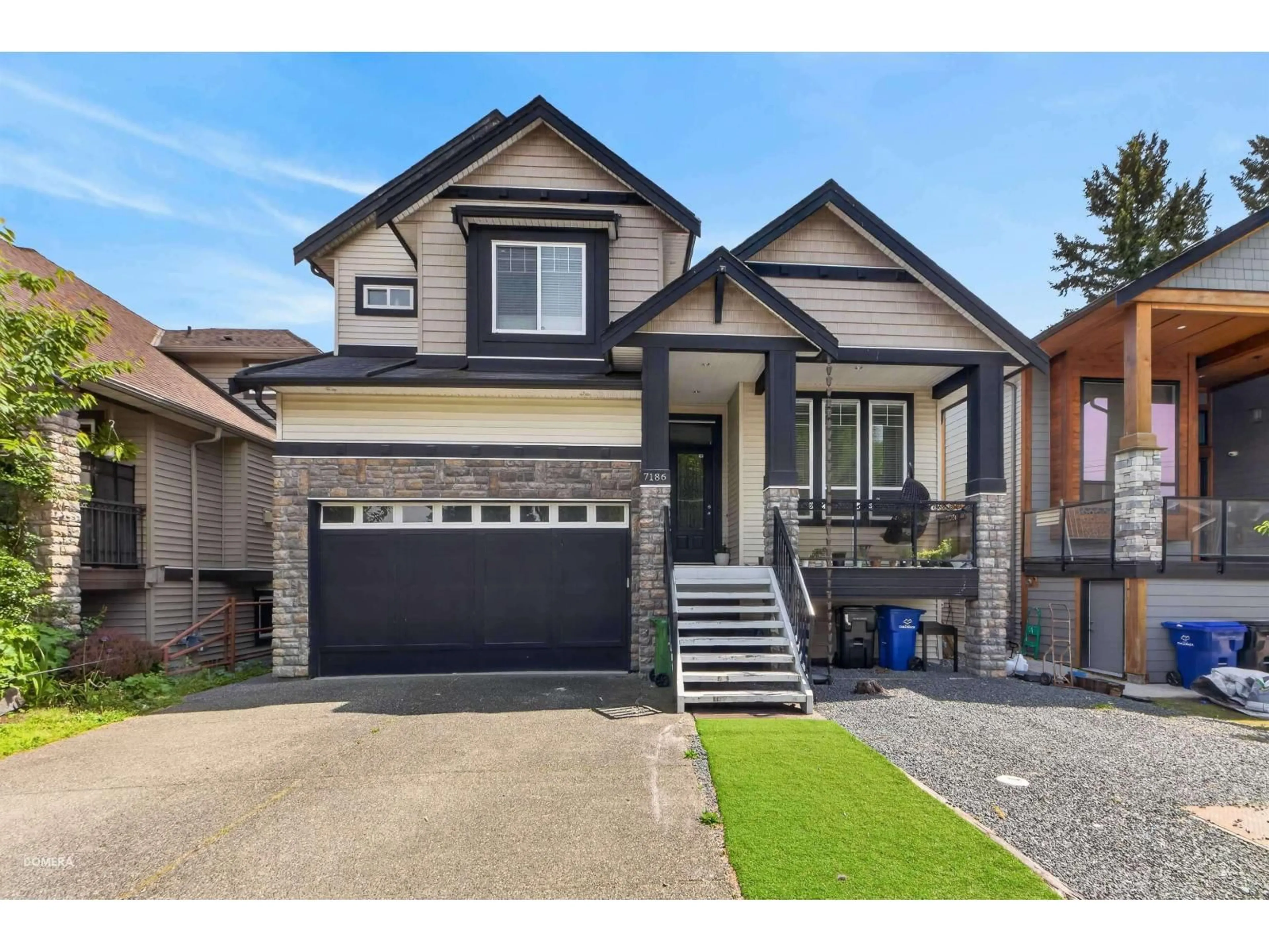 Home with vinyl exterior material, street for 7186 ELWOOD DRIVE, Chilliwack British Columbia V2R1G8