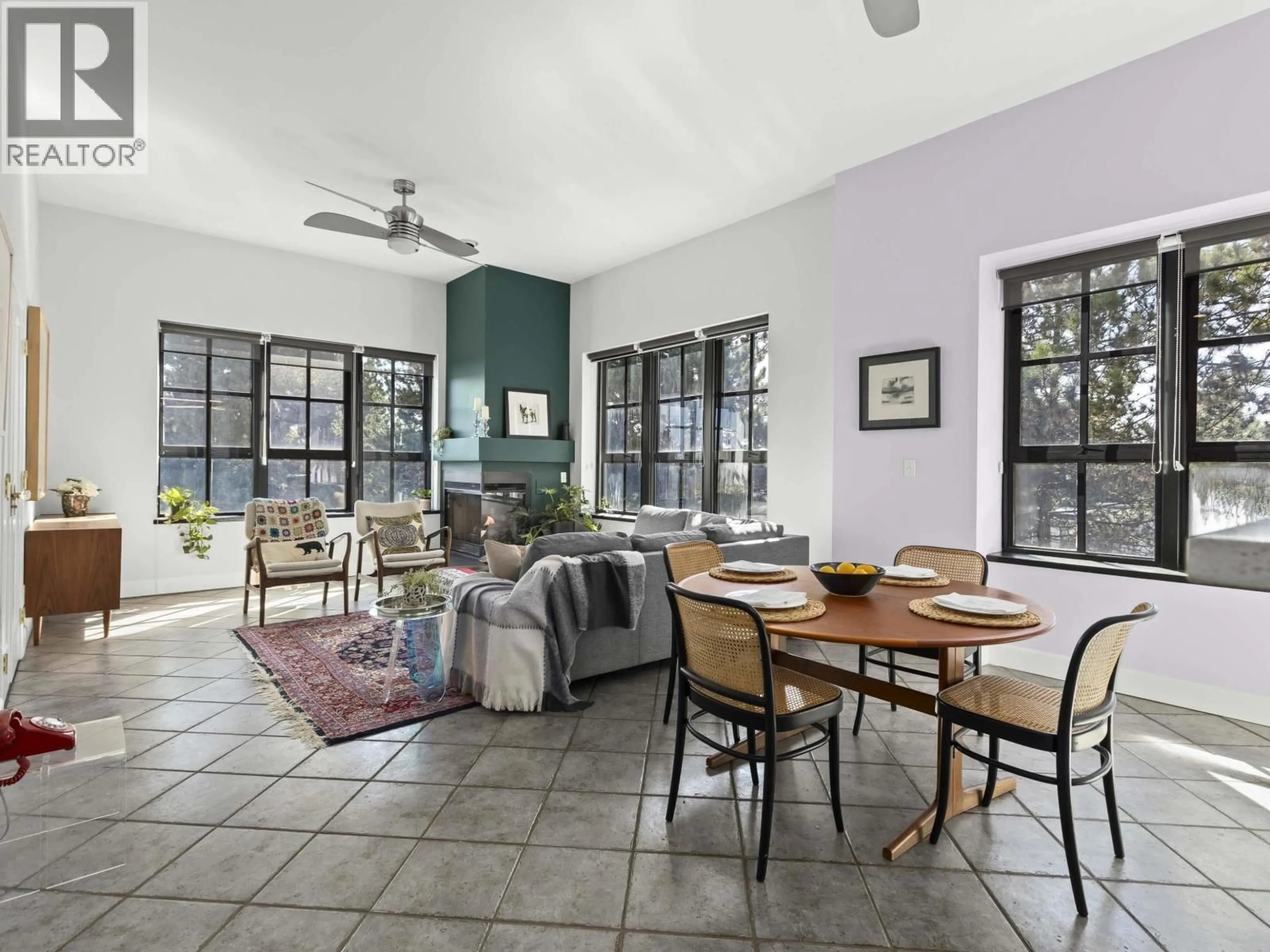 Living room with furniture, ceramic/tile floor for 304 - 4590 EARLES STREET, Vancouver British Columbia V5R6A2