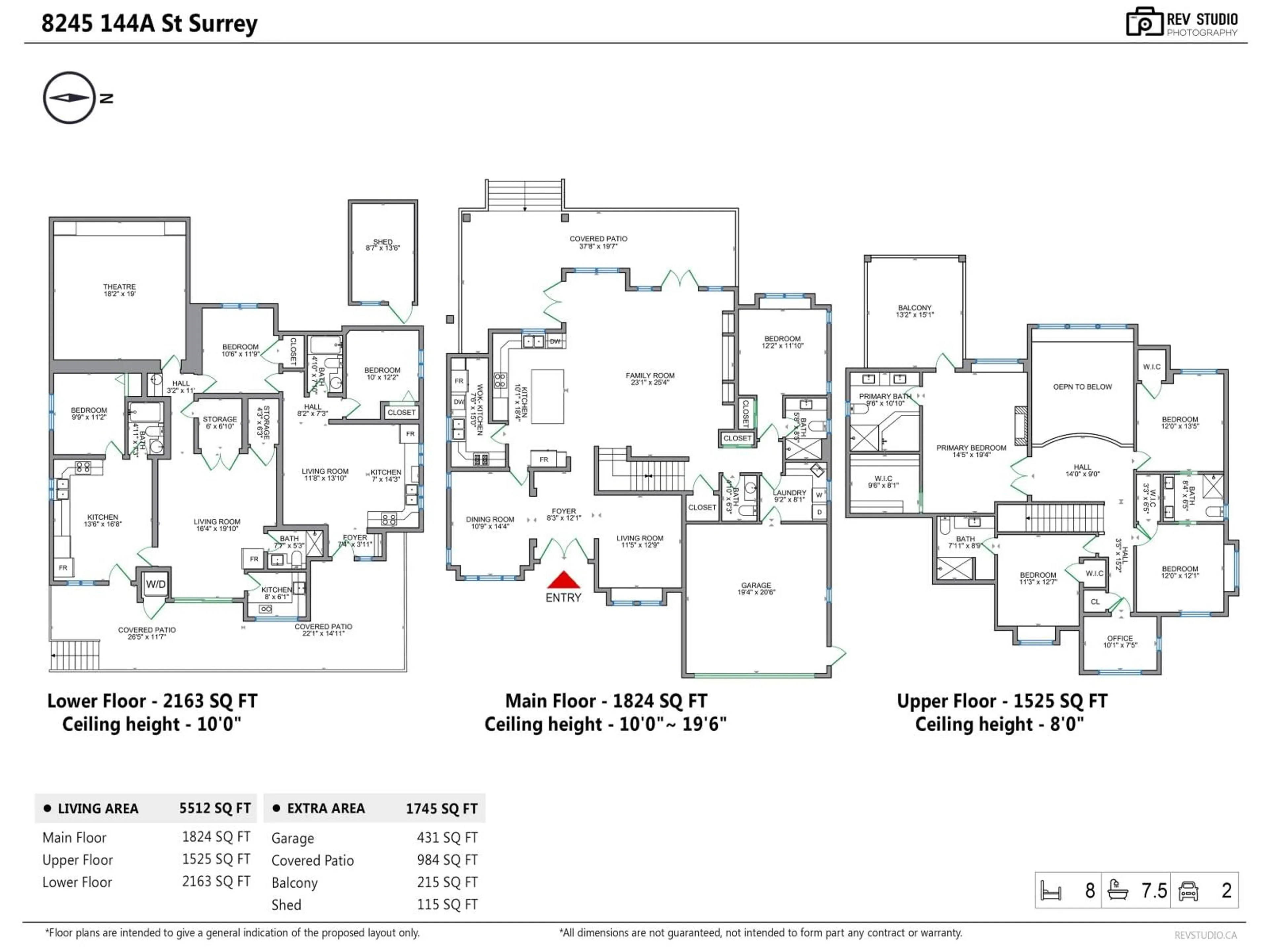 Floor plan for 8245 144A STREET, Surrey British Columbia V3S2X9
