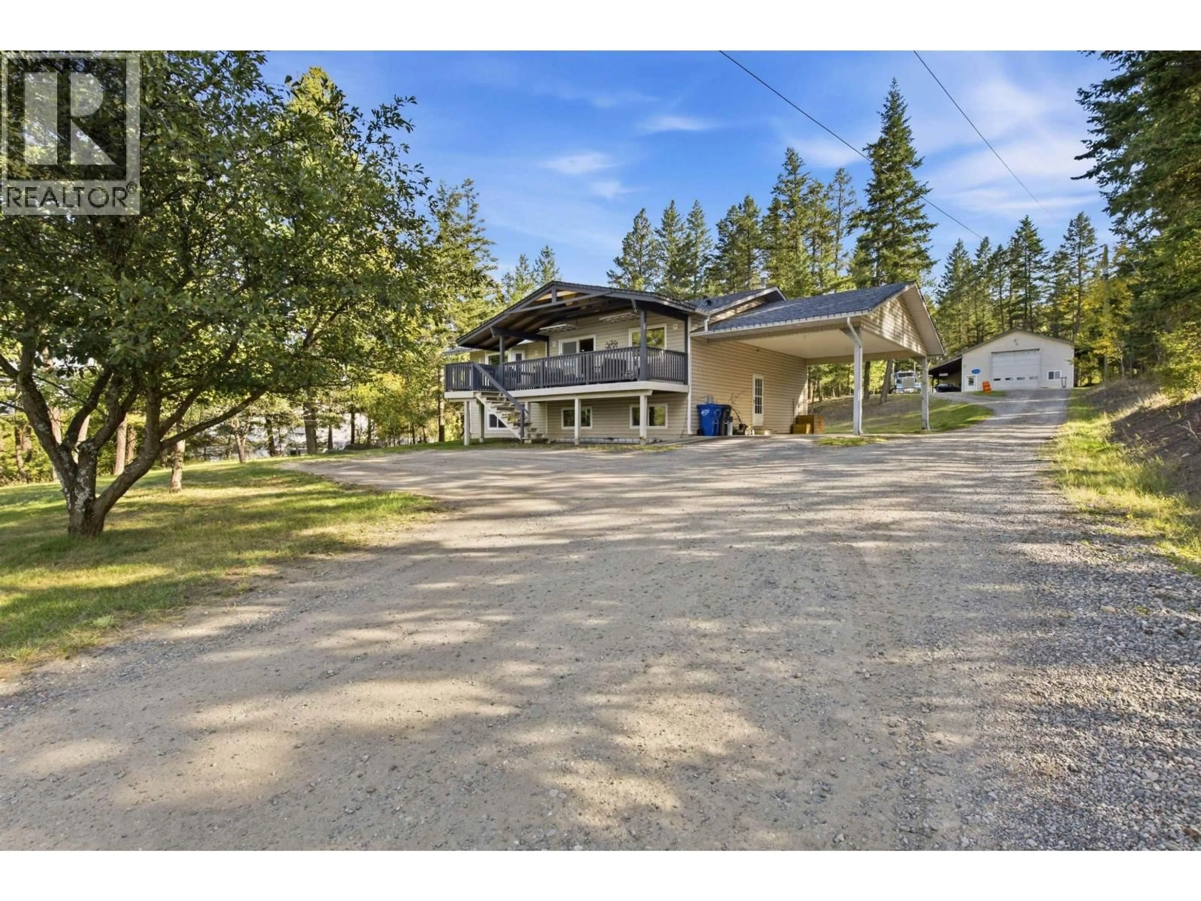 A pic from outside/outdoor area/front of a property/back of a property/a pic from drone, unknown for 523 TAMARACK ROAD, Williams Lake British Columbia V2G4J2
