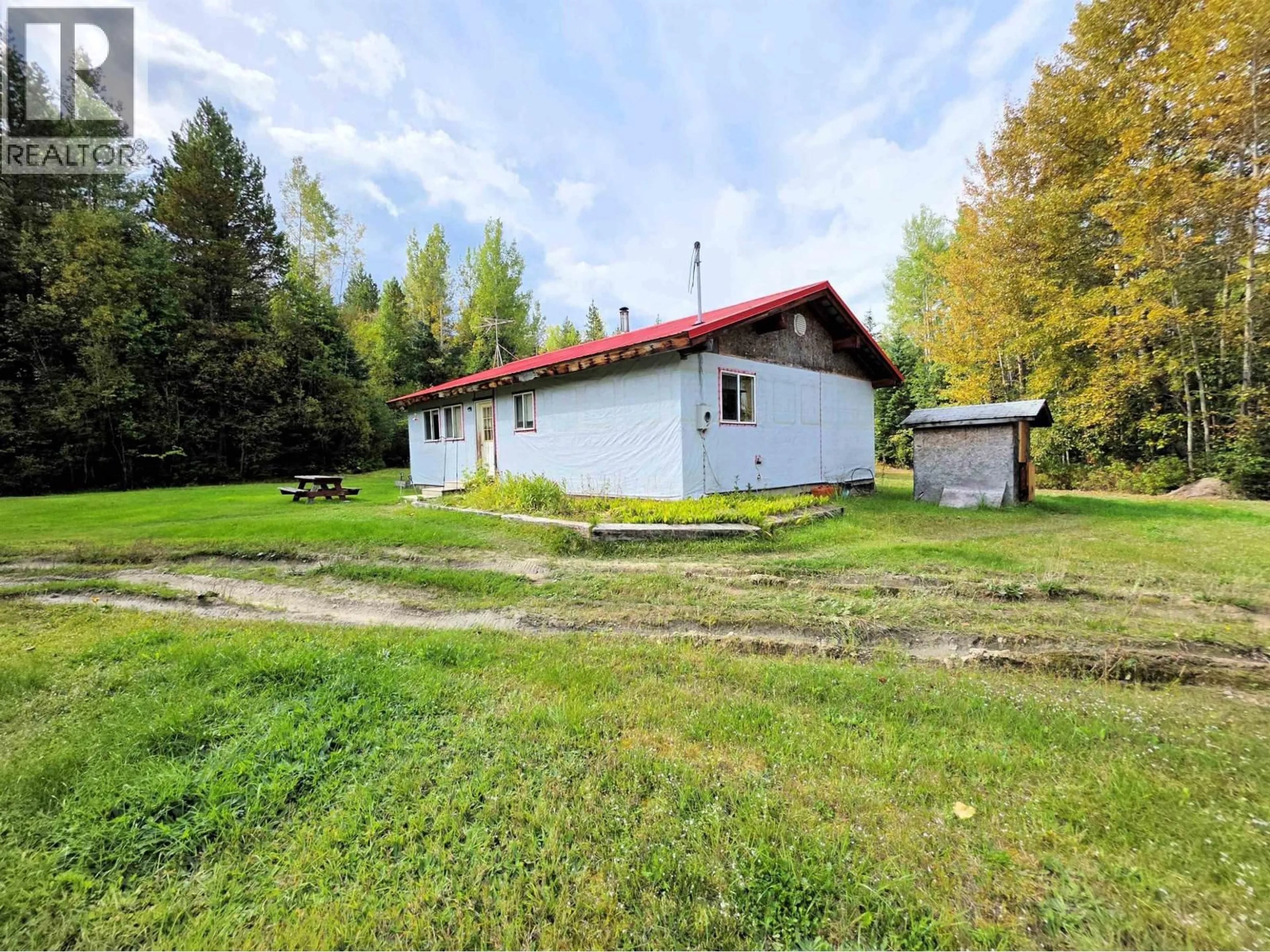 A pic from outside/outdoor area/front of a property/back of a property/a pic from drone, building for 4135 16 HIGHWAY, Dome Creek British Columbia V0J2E0