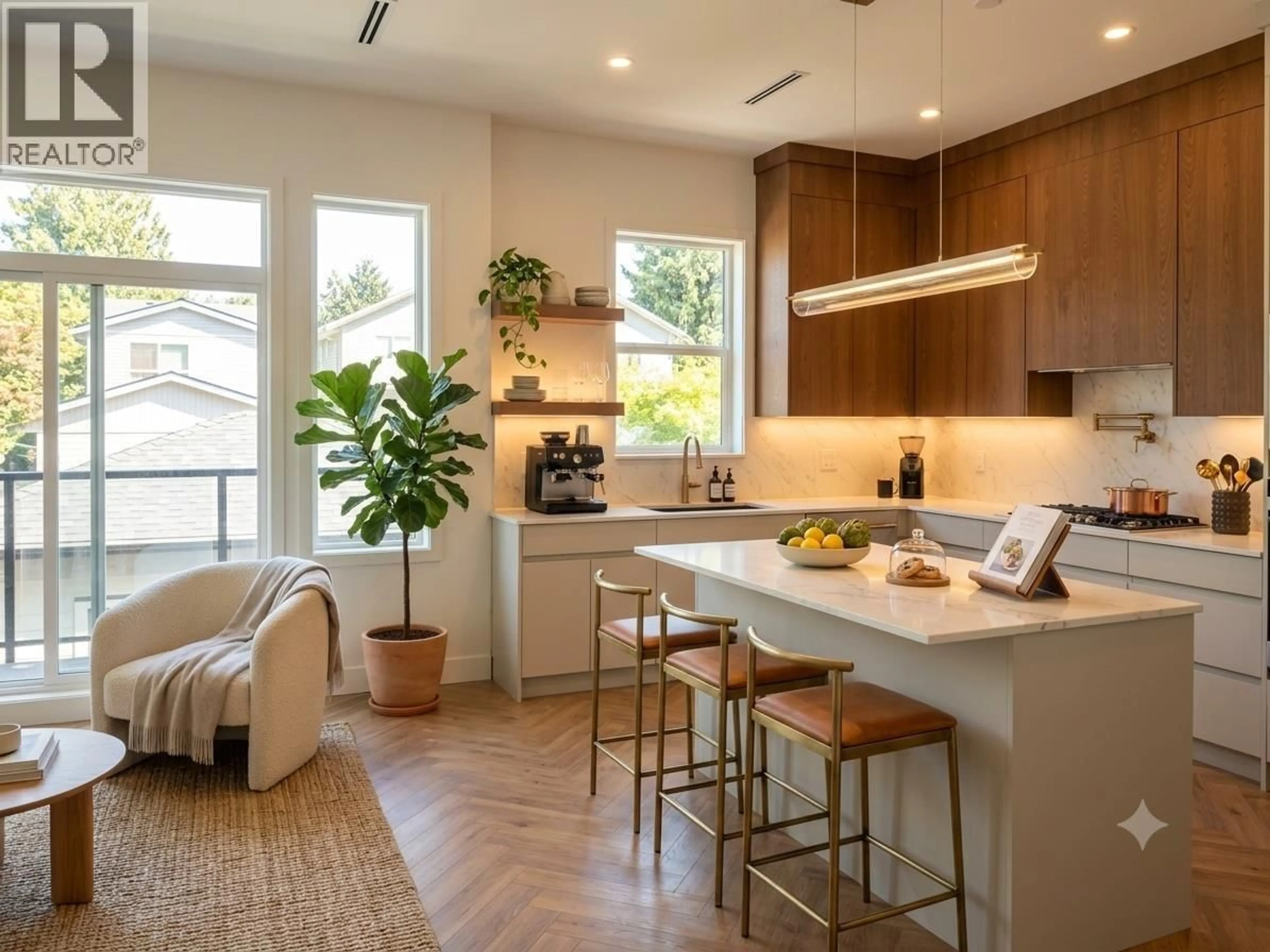 Open concept kitchen, wood/laminate floor for 102 - 1757 MORGAN AVENUE, Port Coquitlam British Columbia V3C1J6