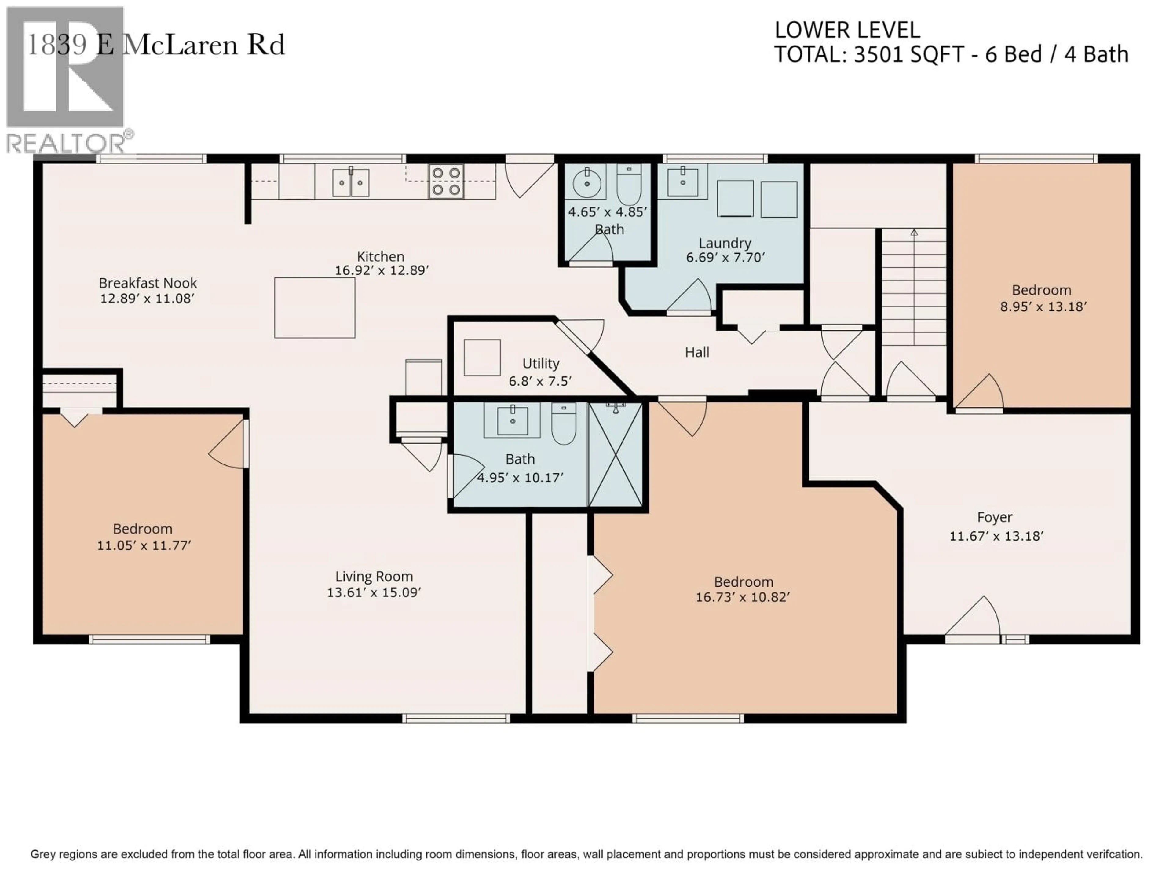 Floor plan for 1839 MCLAREN ROAD, Prince George British Columbia V2N6T9