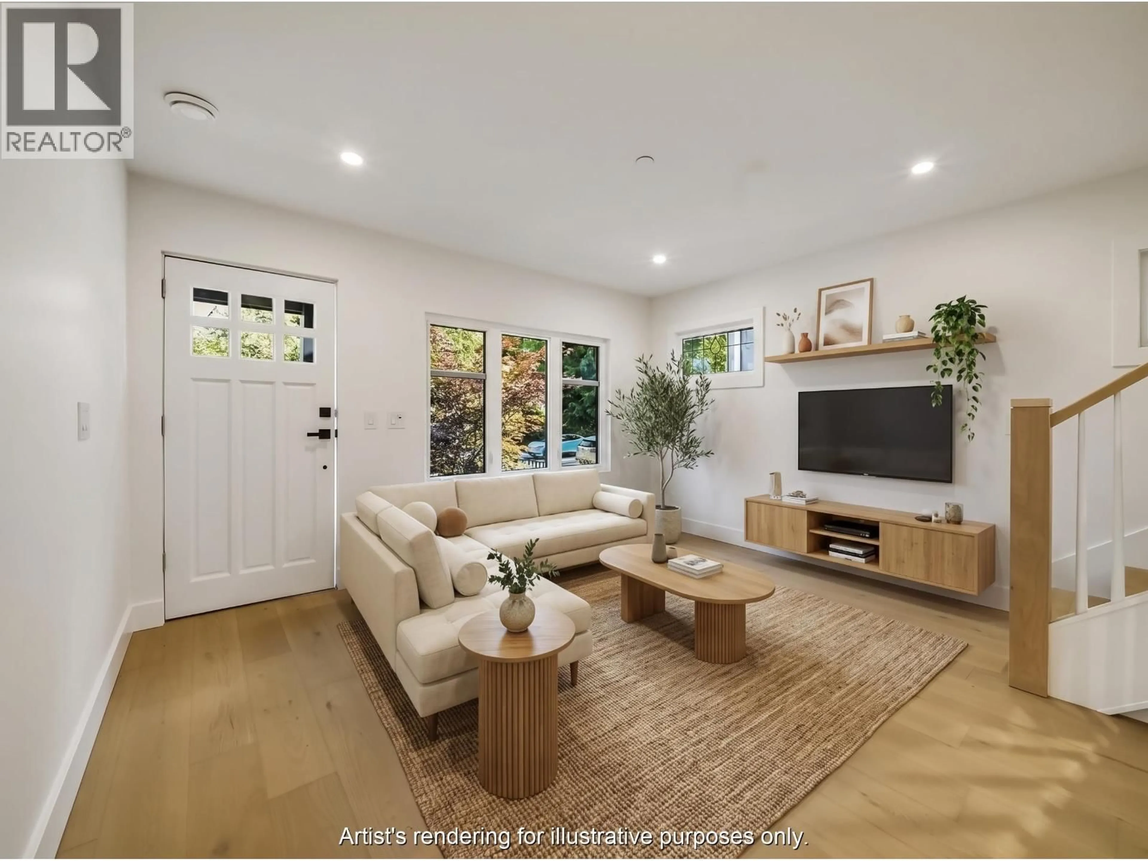 Living room with furniture, unknown for 1 - 2339 PARKER STREET, Vancouver British Columbia V5L2M2