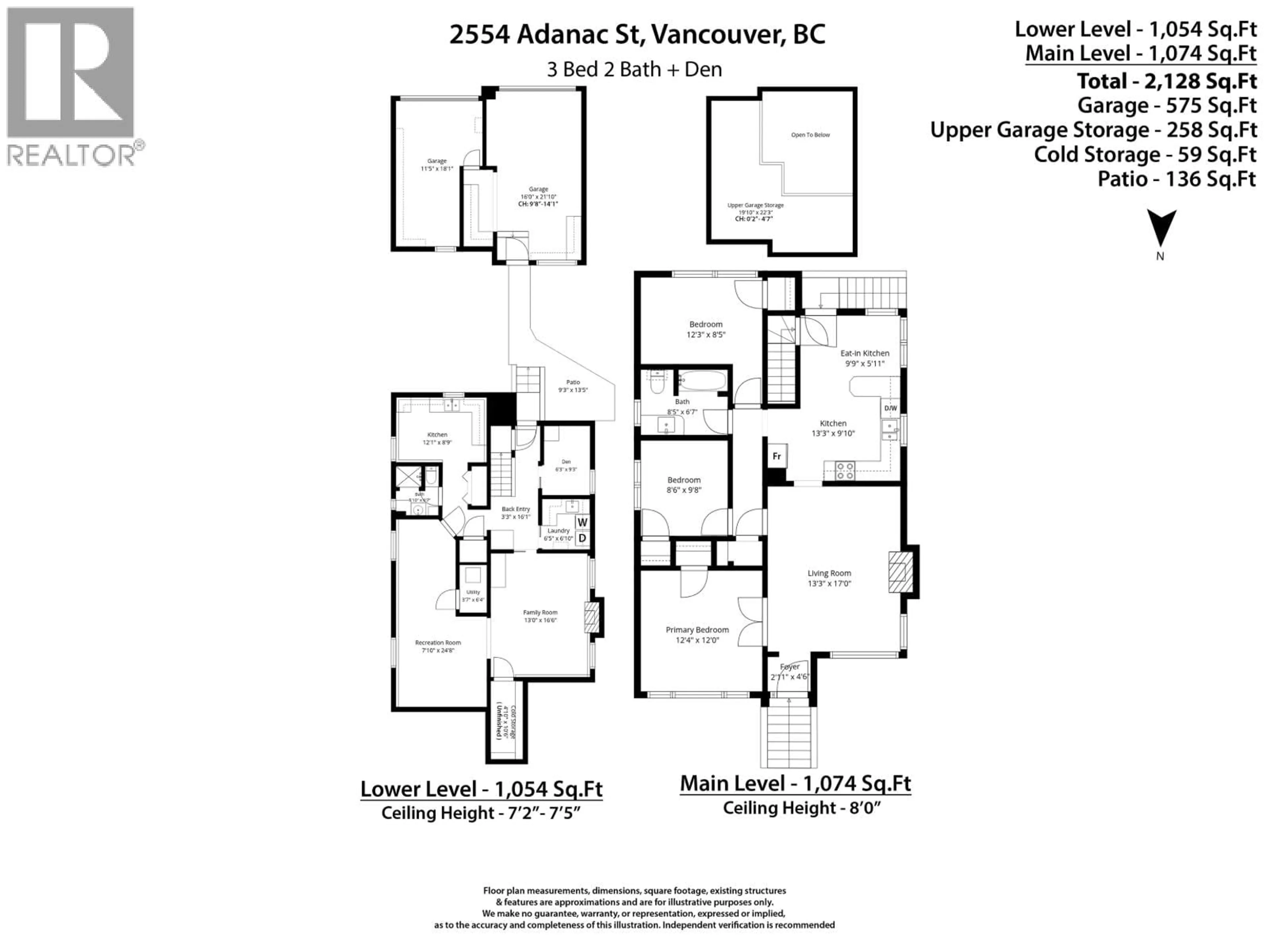 Floor plan for 2554 ADANAC STREET, Vancouver British Columbia V5K2M5