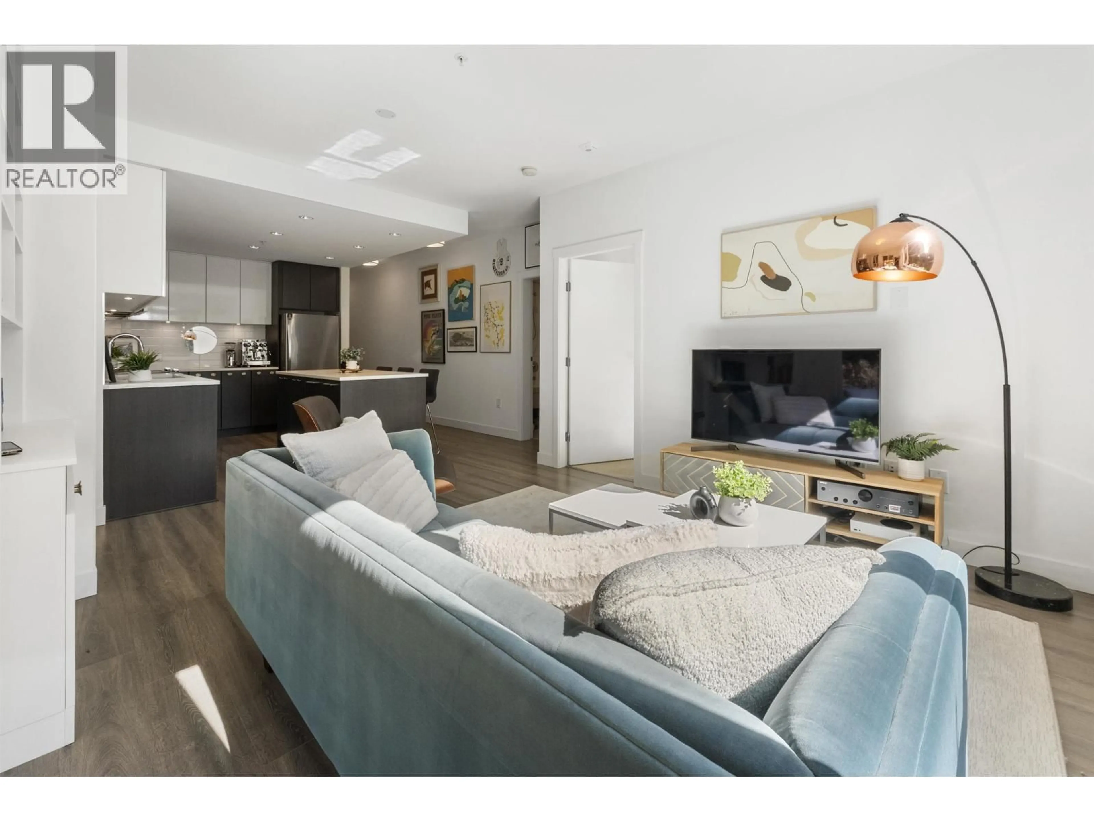 Living room with furniture, wood/laminate floor for 116 - 2382 ATKINS AVENUE, Port Coquitlam British Columbia V3C0G7