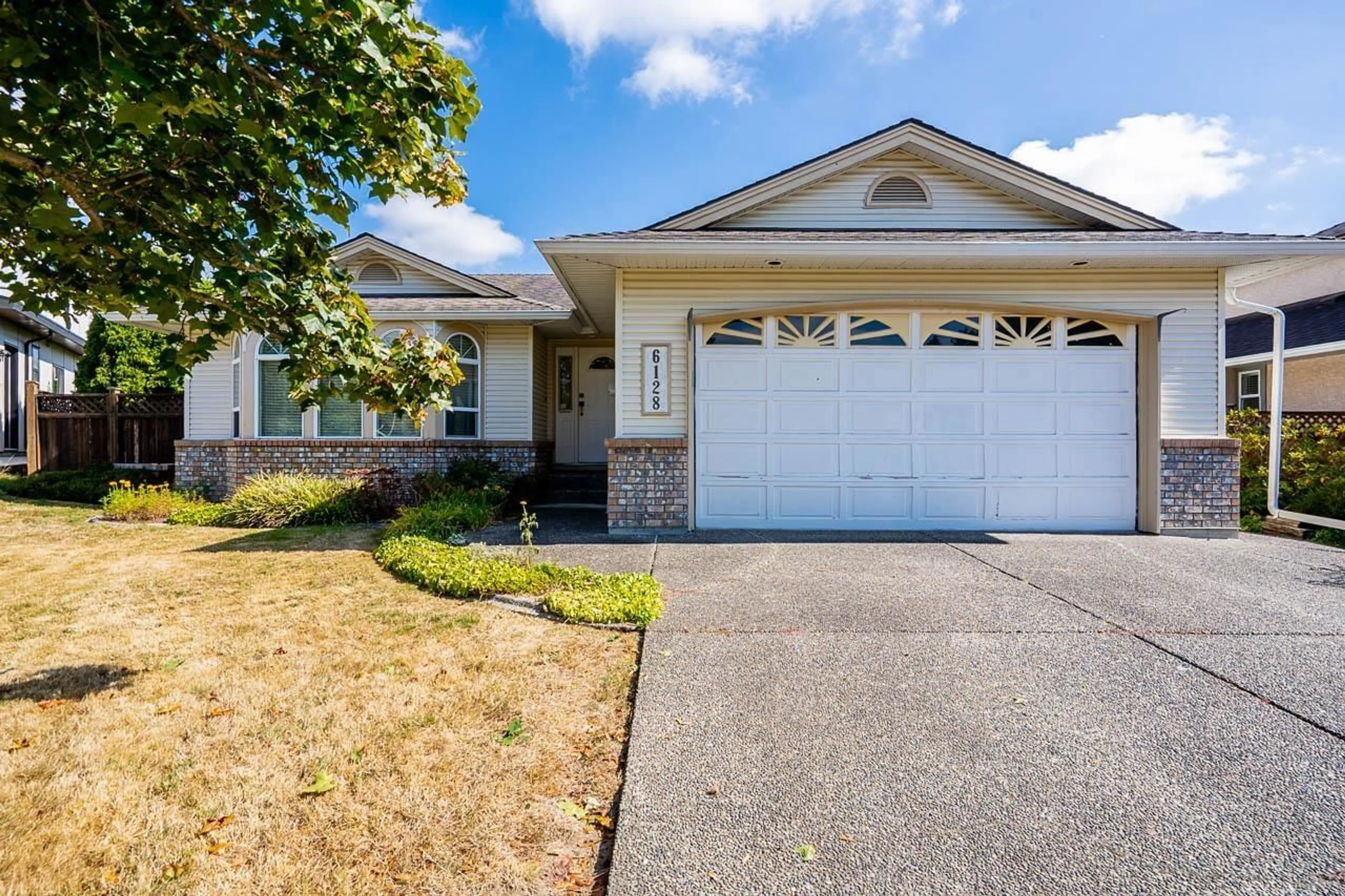 Home with vinyl exterior material, street for 6128 185B STREET, Surrey British Columbia V3S7P6