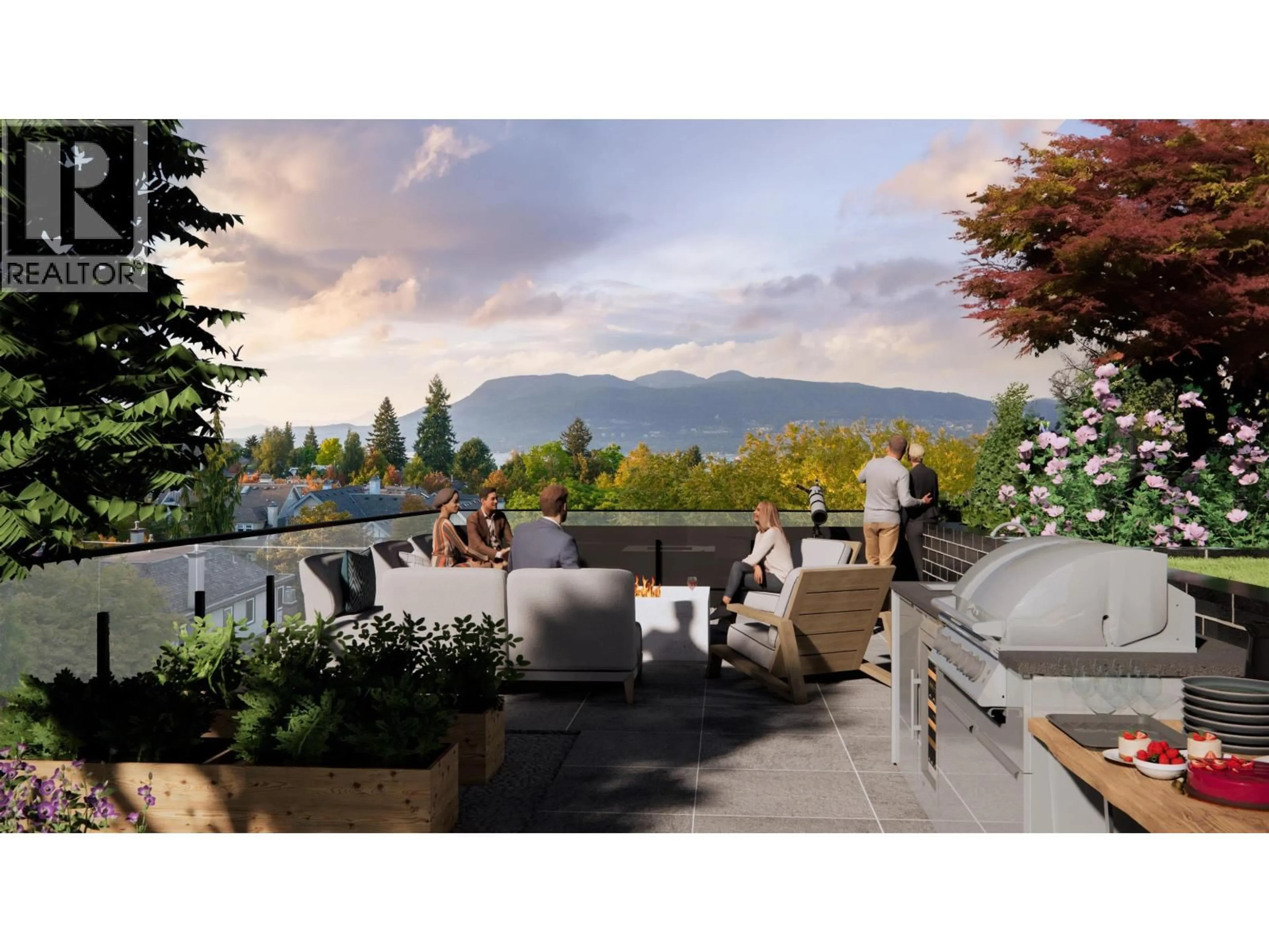 Patio, mountain view for 201 - 4445 10TH AVENUE, Vancouver British Columbia V6R2H8