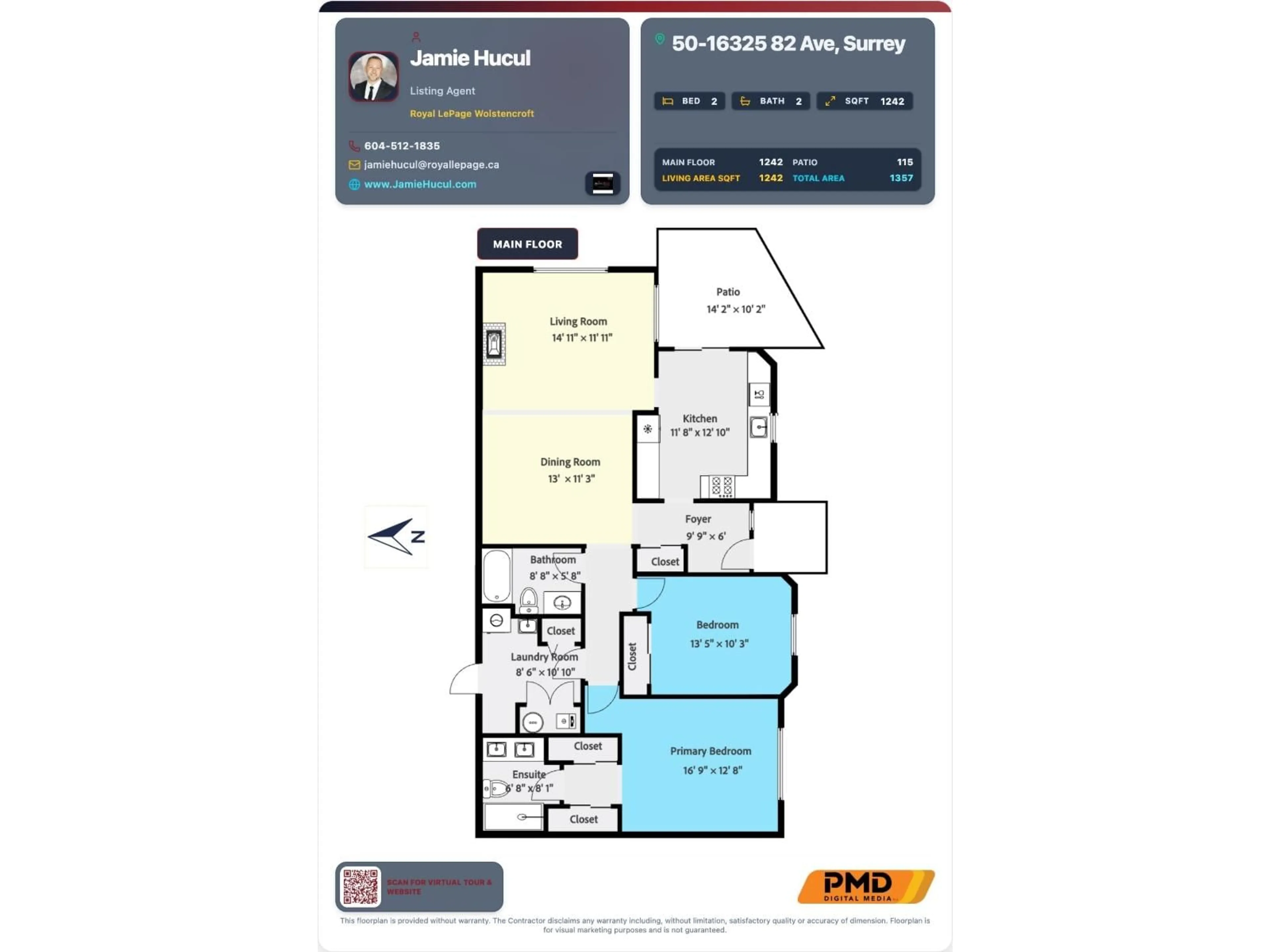 Floor plan for 50 - 16325 82 AVENUE, Surrey British Columbia V4N0P5