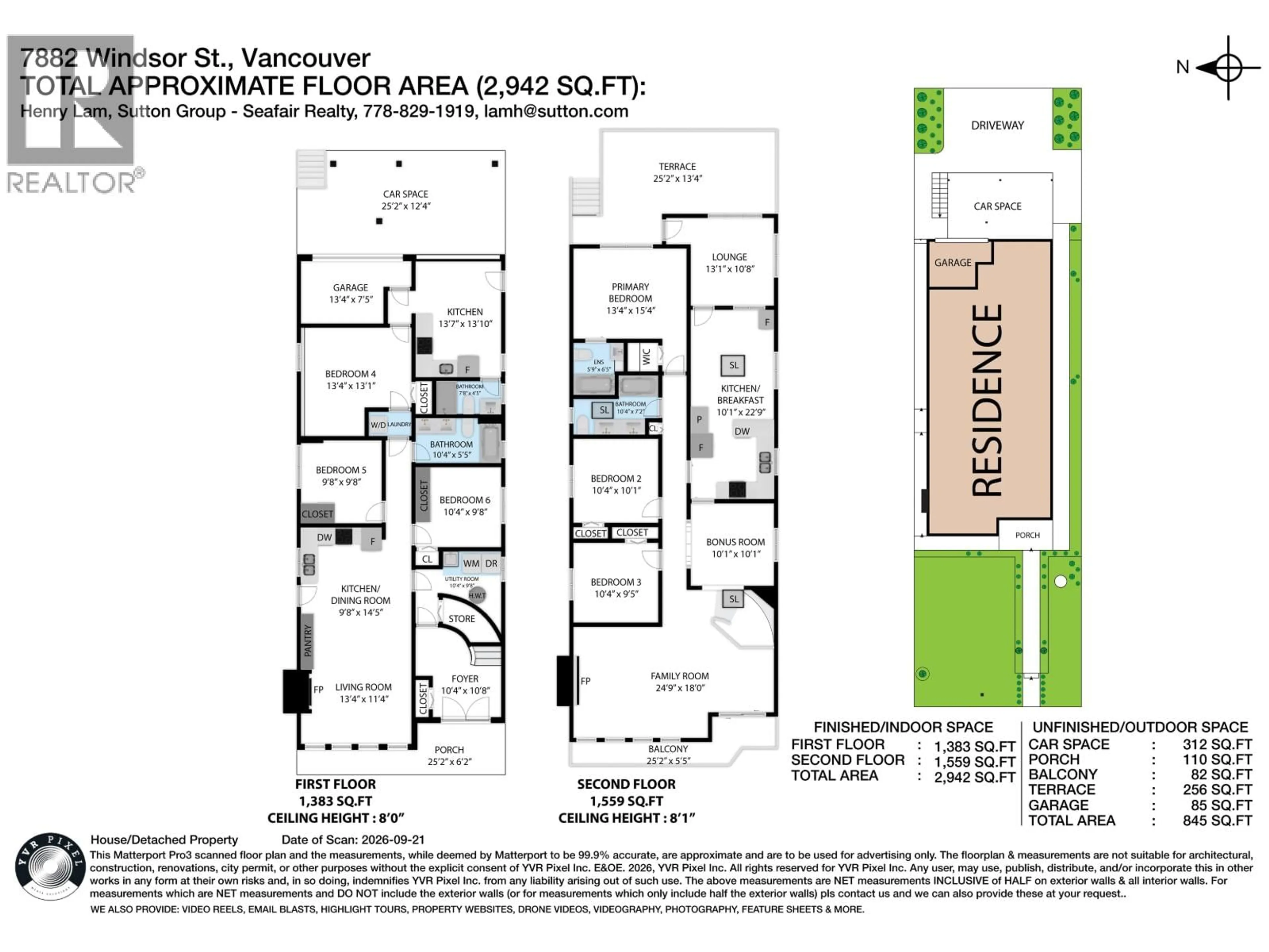 Floor plan for 7882 WINDSOR STREET, Vancouver British Columbia V5X4A8