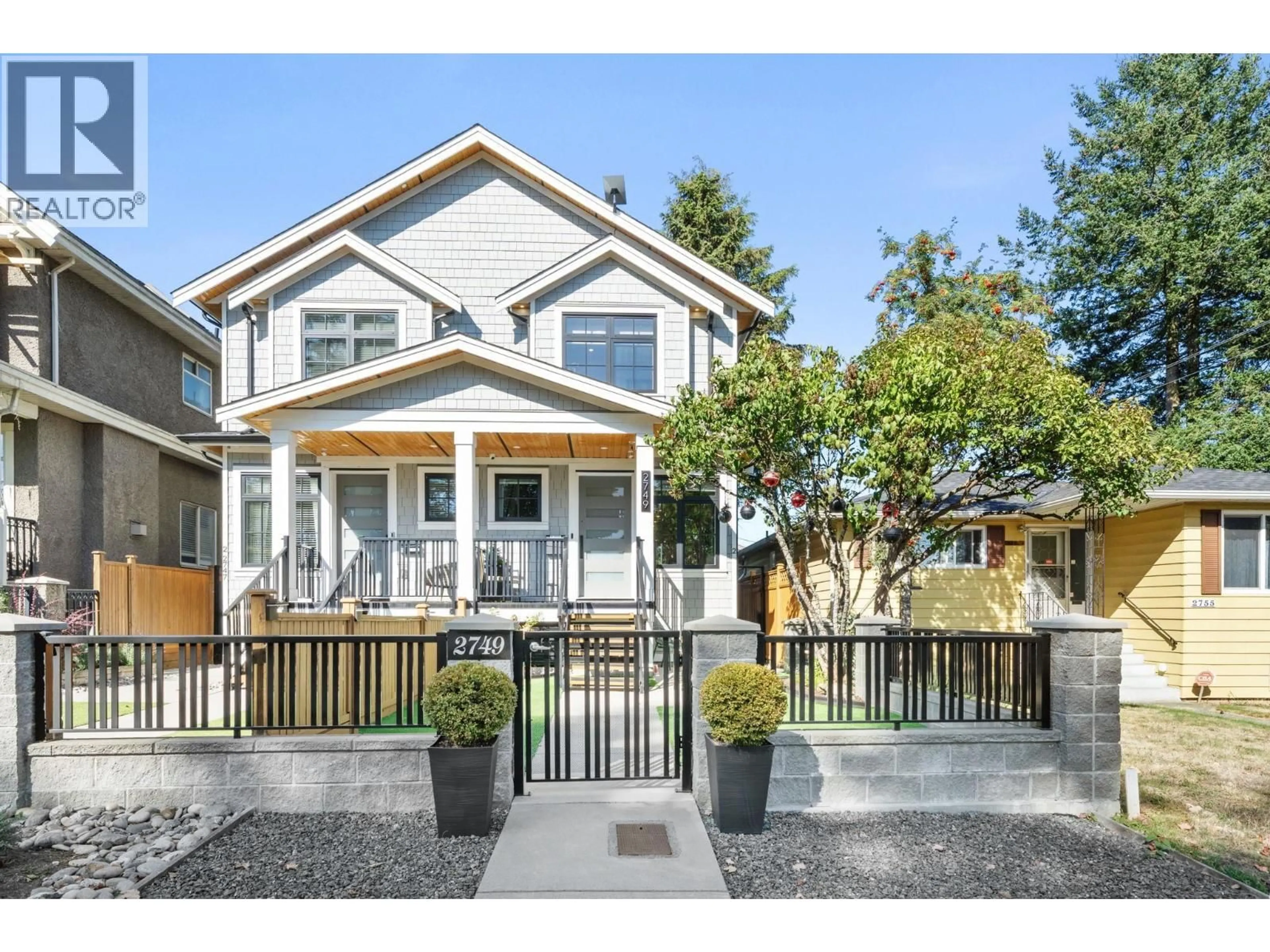 Home with vinyl exterior material, street for 1 - 2749 54TH AVENUE, Vancouver British Columbia V5S1X7