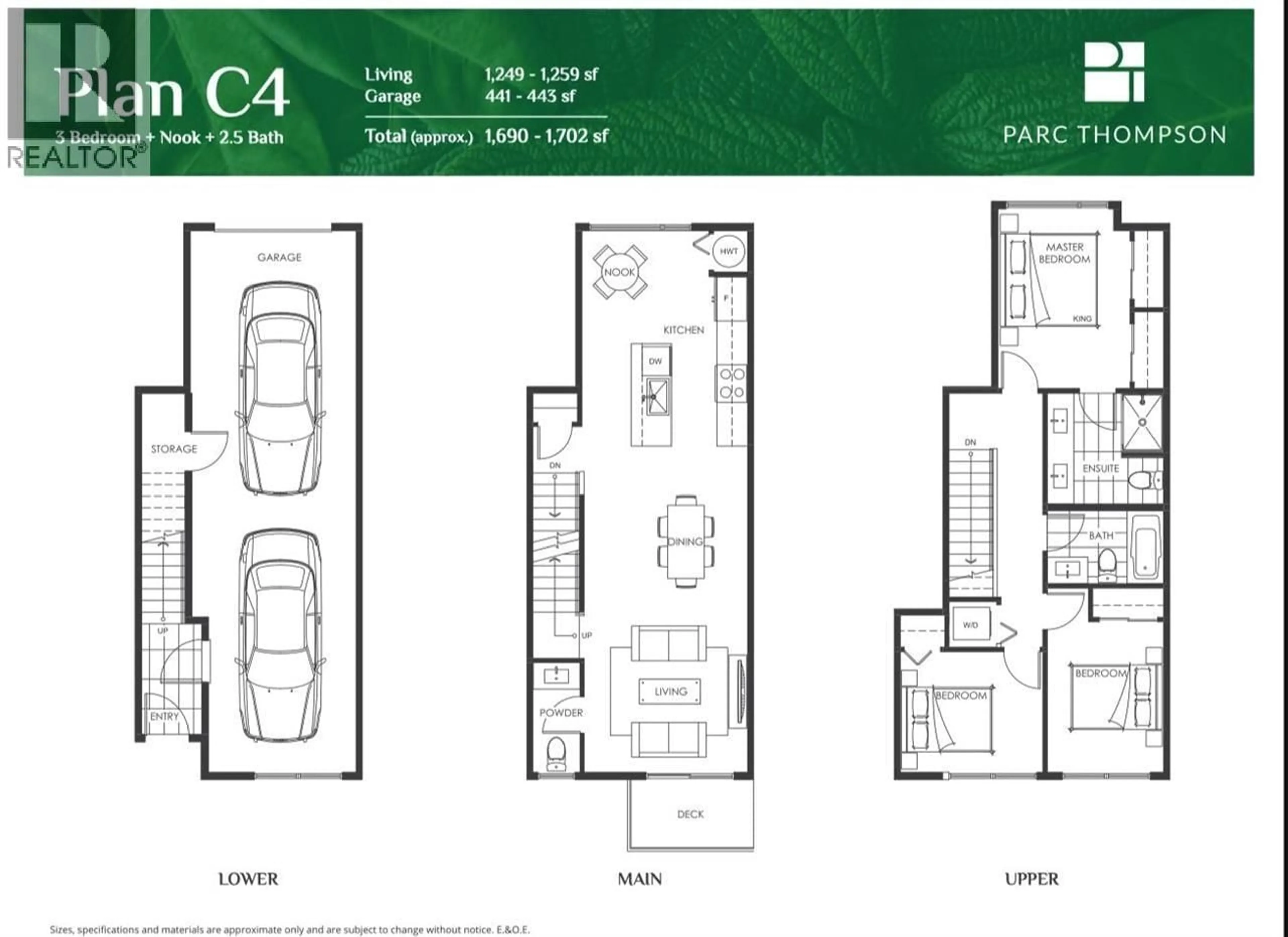 Floor plan for 51 - 4337 BOUNDARY ROAD, Richmond British Columbia V6V0C4