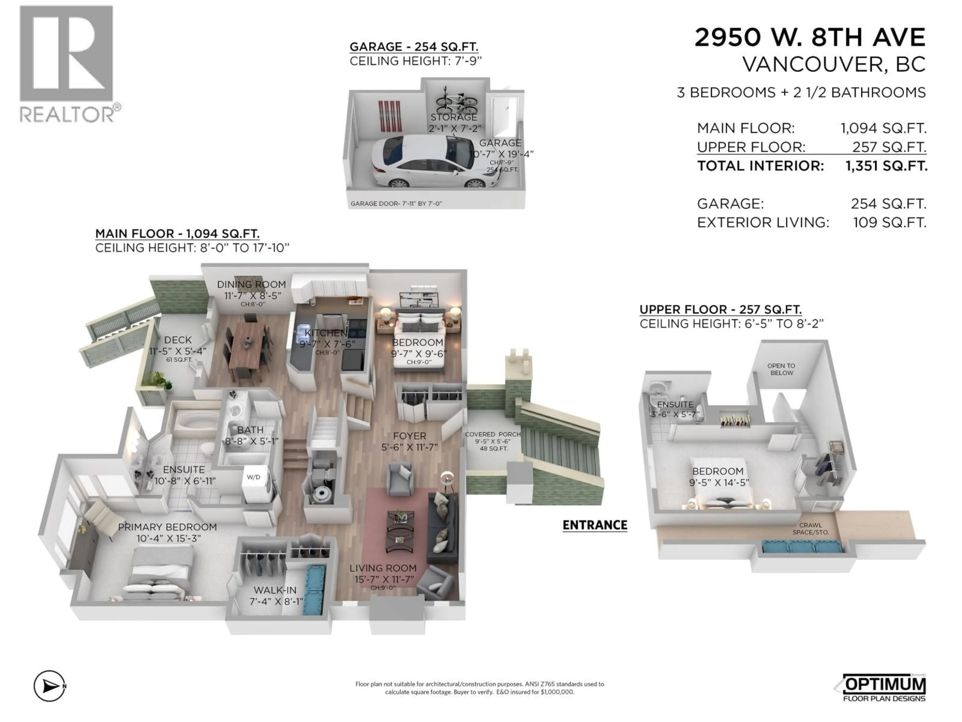Floor plan for 2950 8TH AVENUE, Vancouver British Columbia V6K2C1