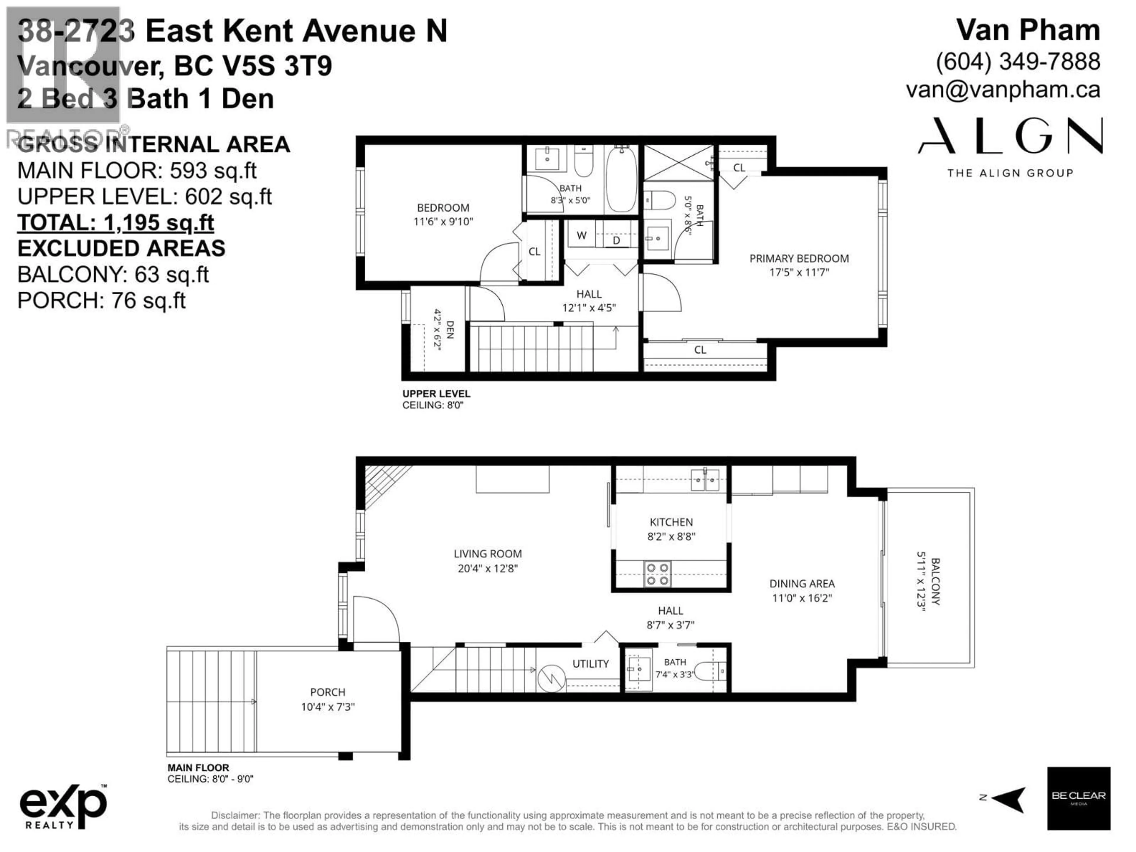 Floor plan for 38 - 2723 KENT AVENUE NORTH, Vancouver British Columbia V5S3T9