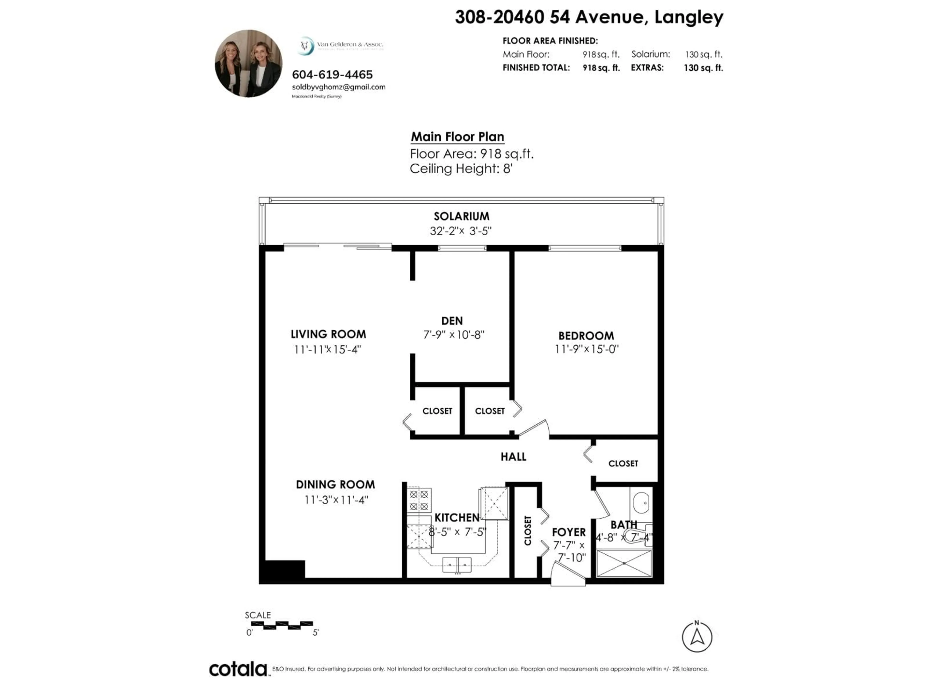 Floor plan for #308 - 20460 54 AVENUE, Langley British Columbia V3A6N6