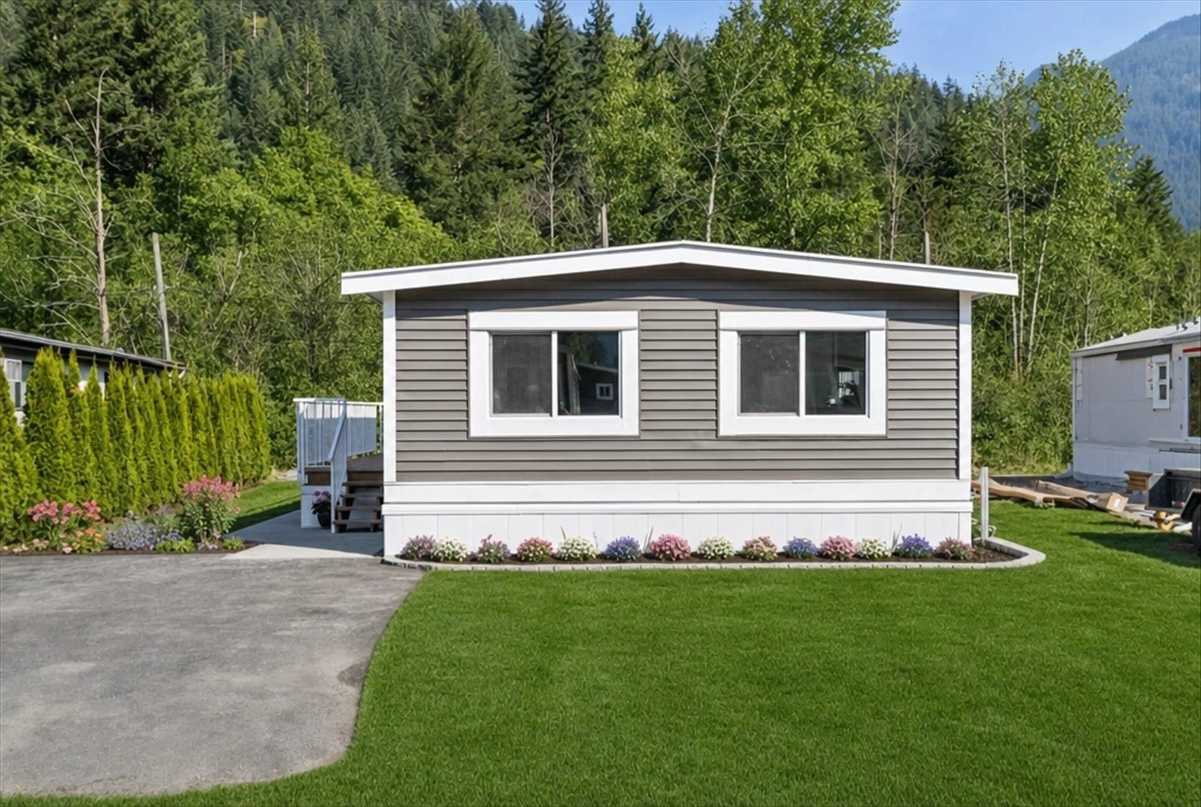 Home with vinyl exterior material, street for 50 - 65367 KAWKAWA LAKE ROAD, Hope British Columbia V0X1L1